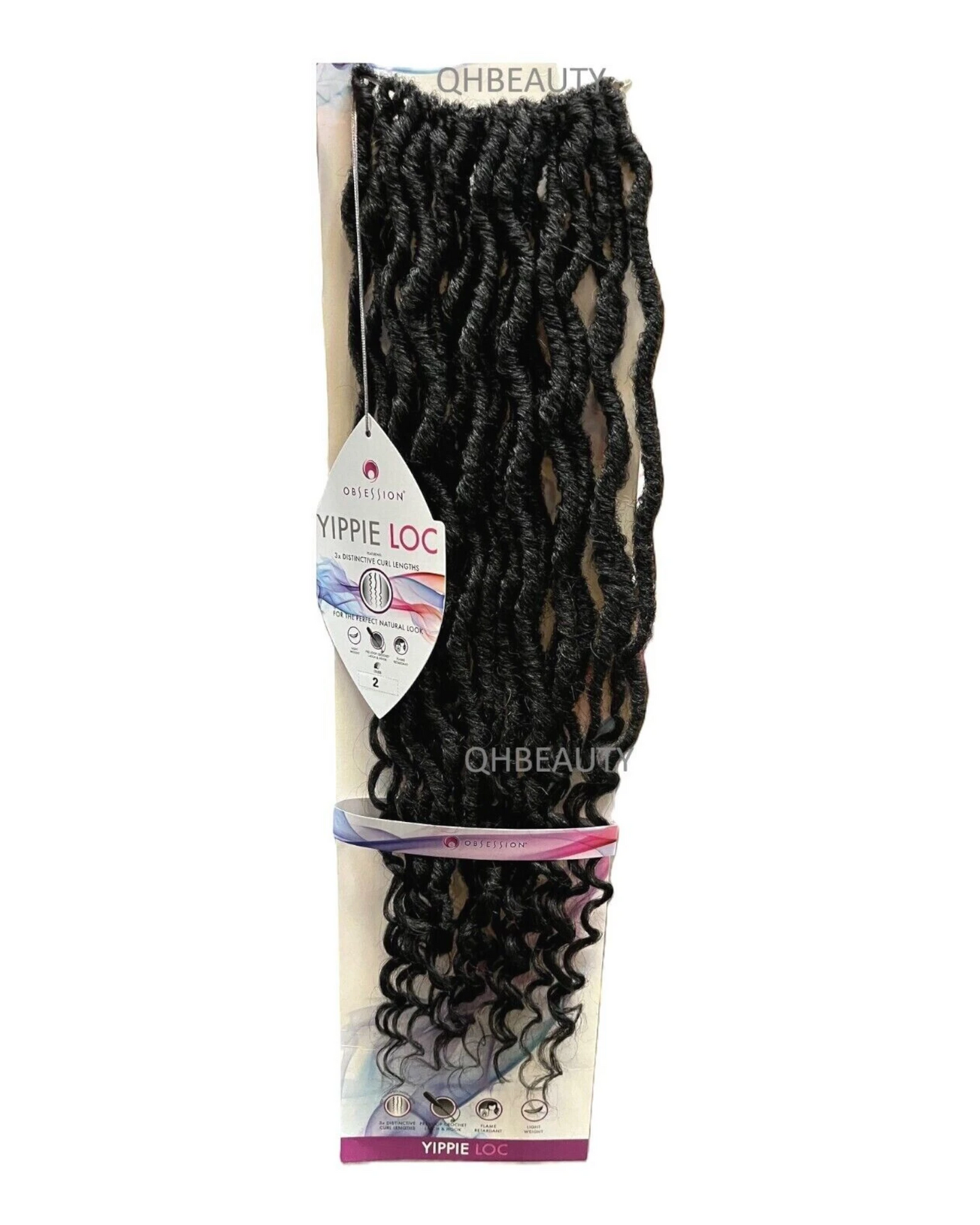 Obsession Synthetic Crochet Long Curly Braid Hair Extension - Yippie Loc