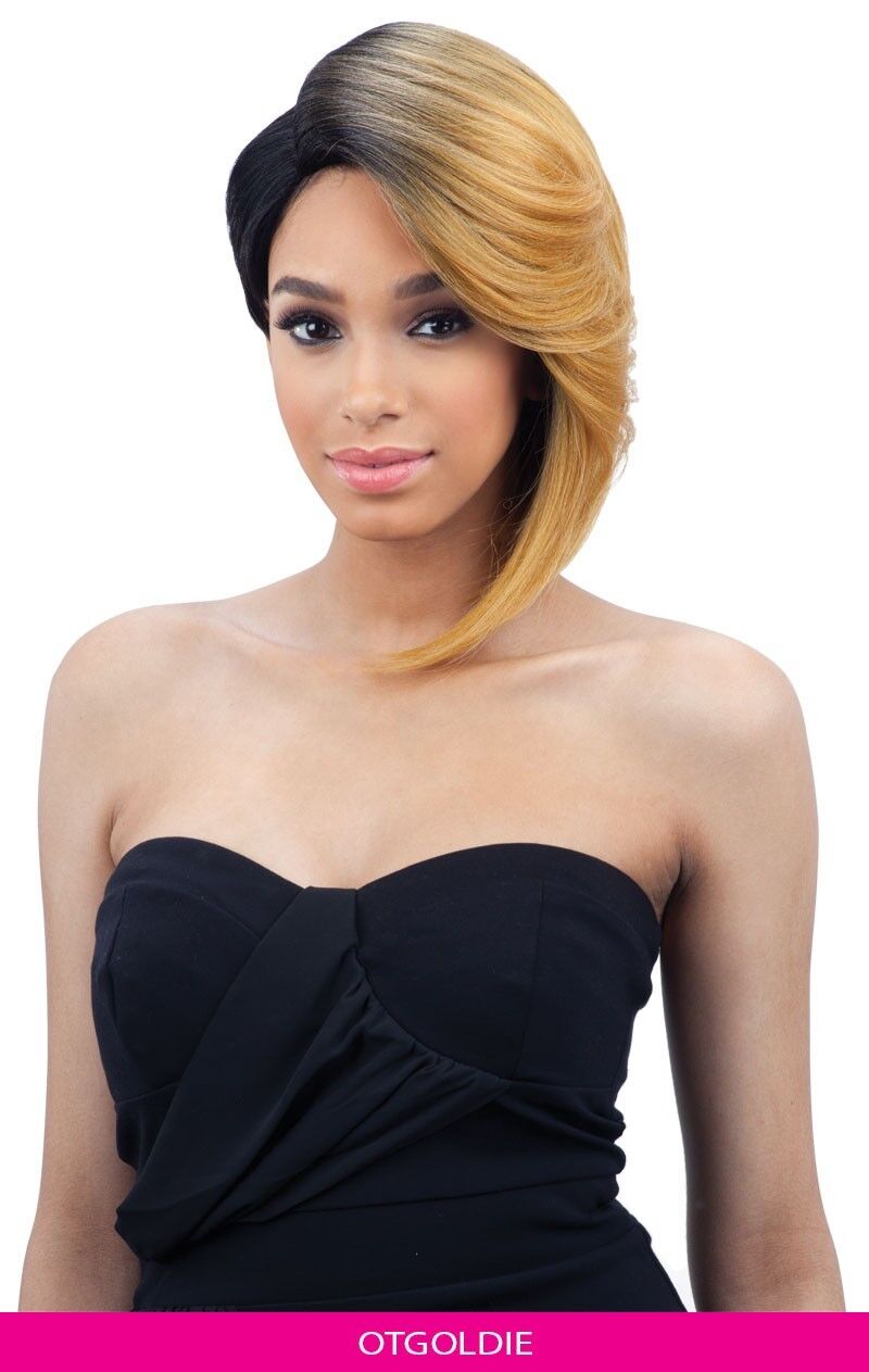 CHANTAL - FREETRESS EQUAL SYNTHETIC EXTREME SIDE PART FULL SHORT HAIR WIG