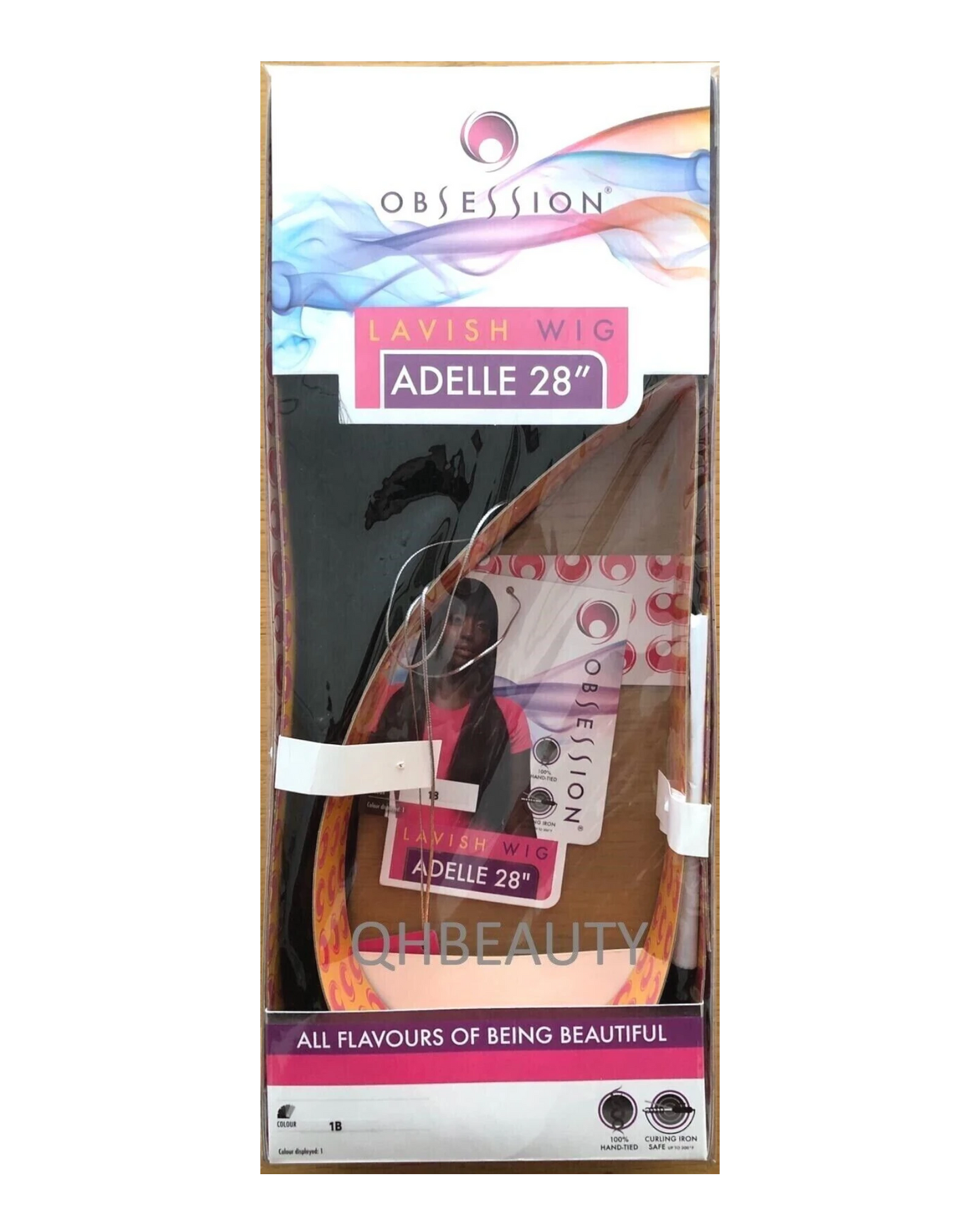 Obsession Synthetic Lavish Straight Long Hand Tied Hair Wig - ADELLE 28 INCHES