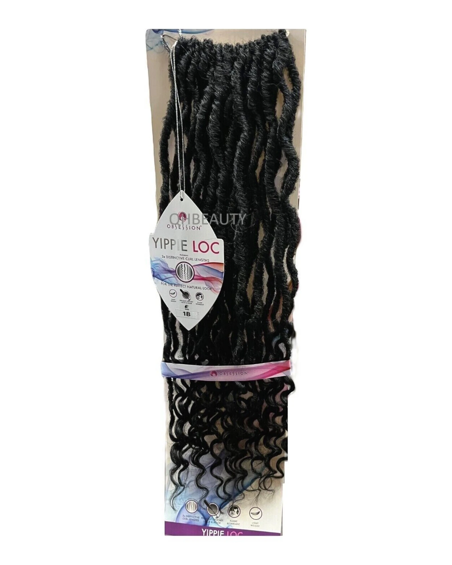 Obsession Synthetic Crochet Long Curly Braid Hair Extension - Yippie Loc