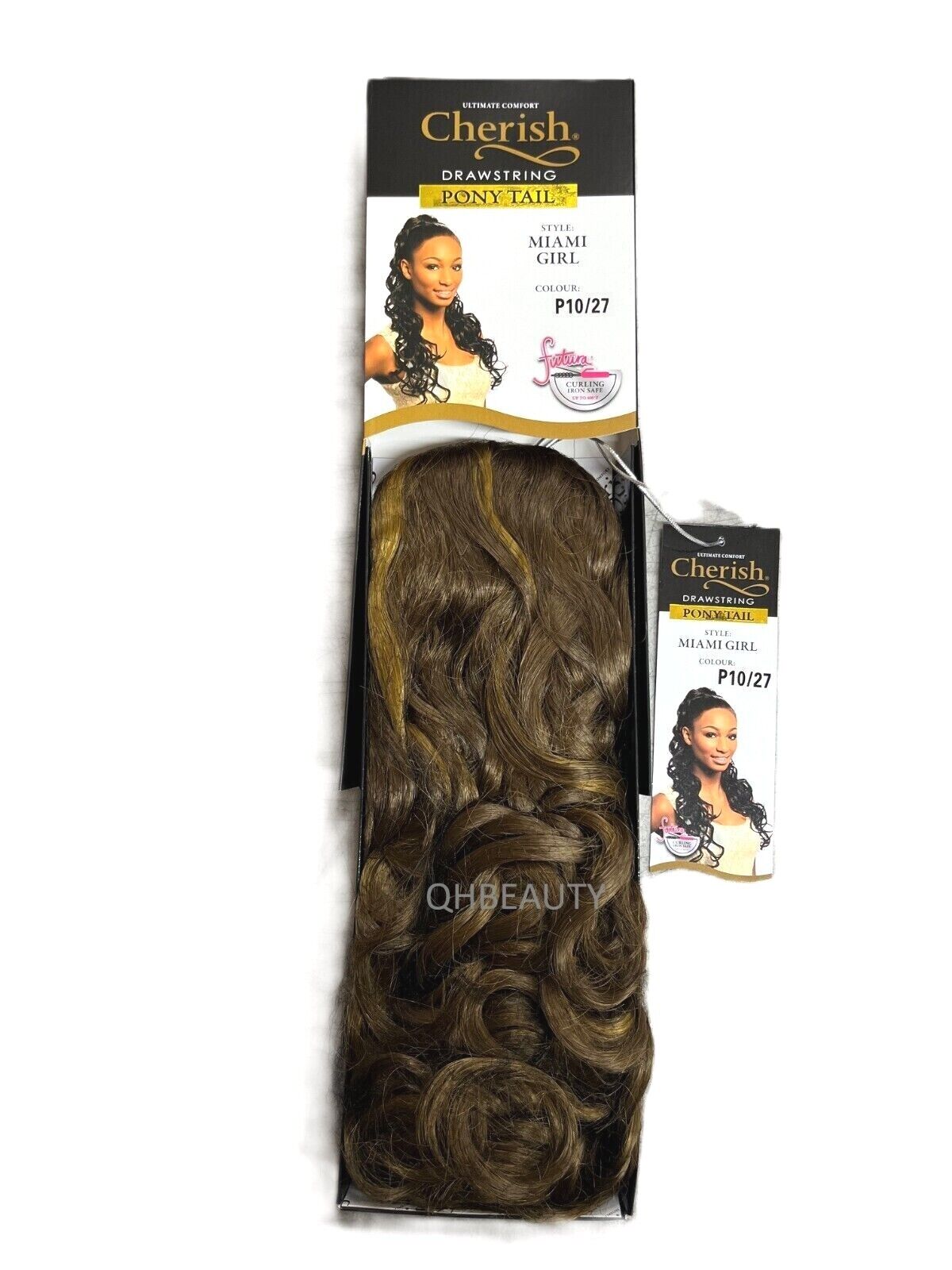 Cherish Synthetic Long Curly Drawstring Natural Hair Ponytail - Miami Girl