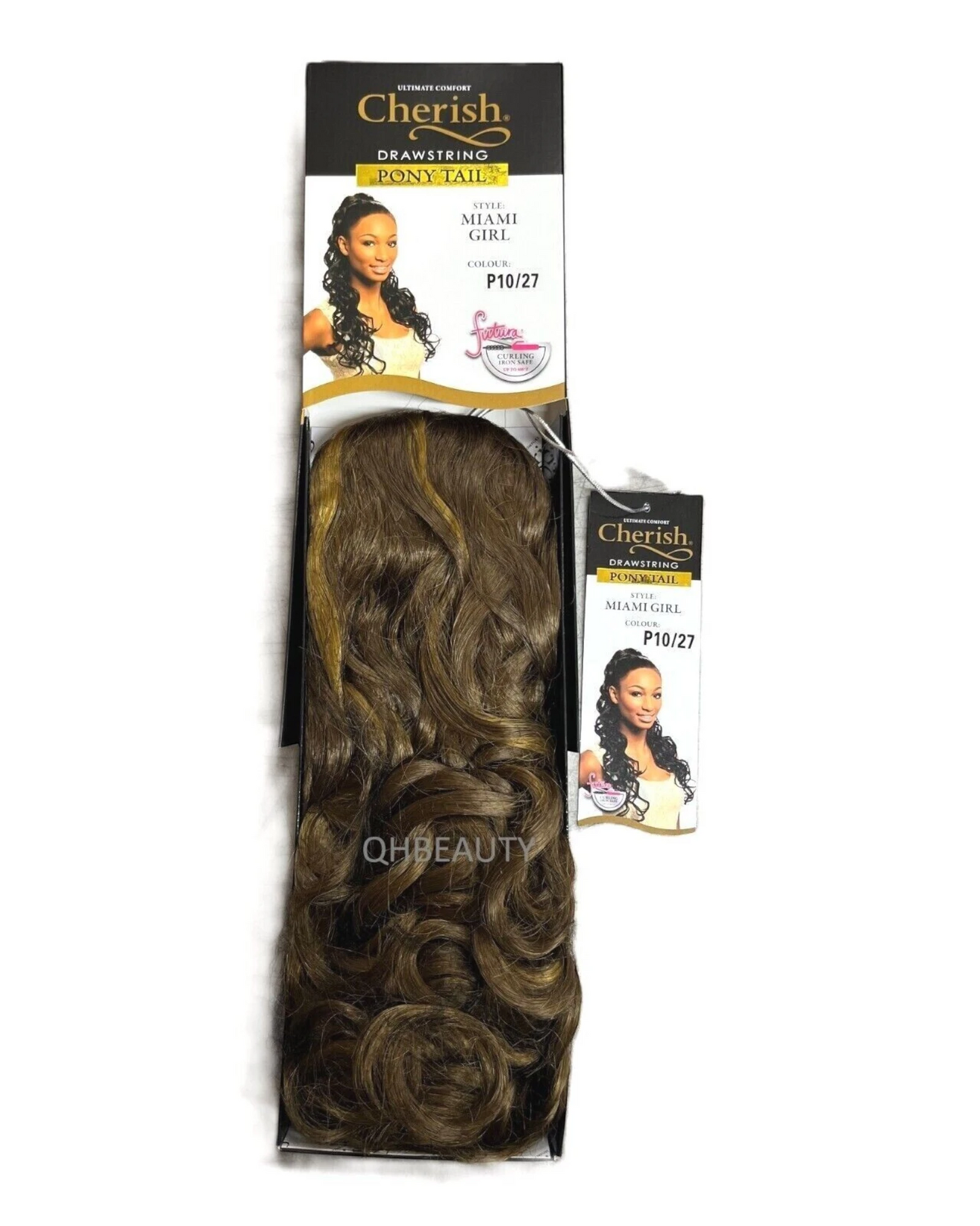 Cherish Synthetic Long Curly Drawstring Natural Hair Ponytail - Miami Girl