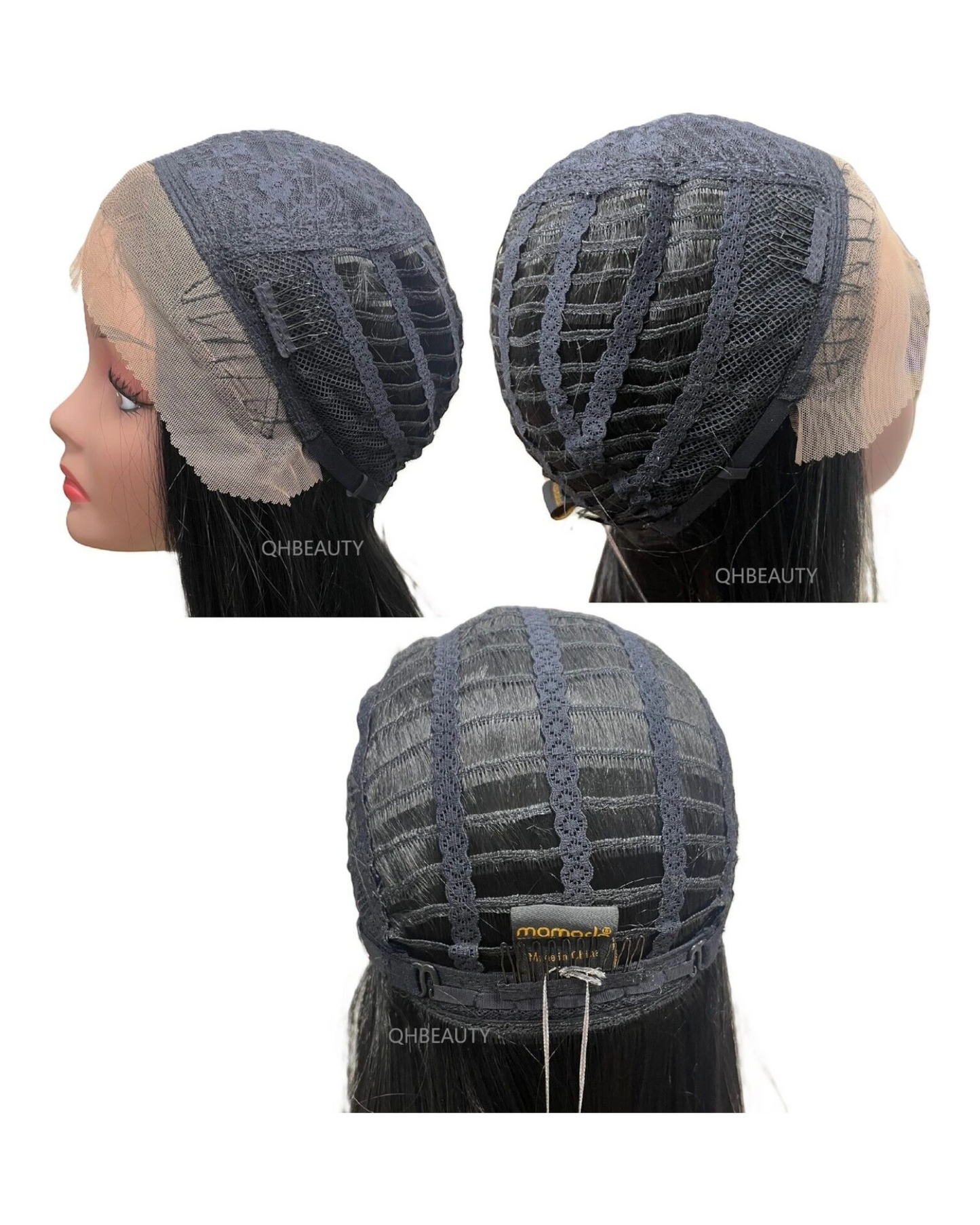 Cherish Synthetic Handmade Straight Invisible Wider Lace Front Hair Wig - CONNIE
