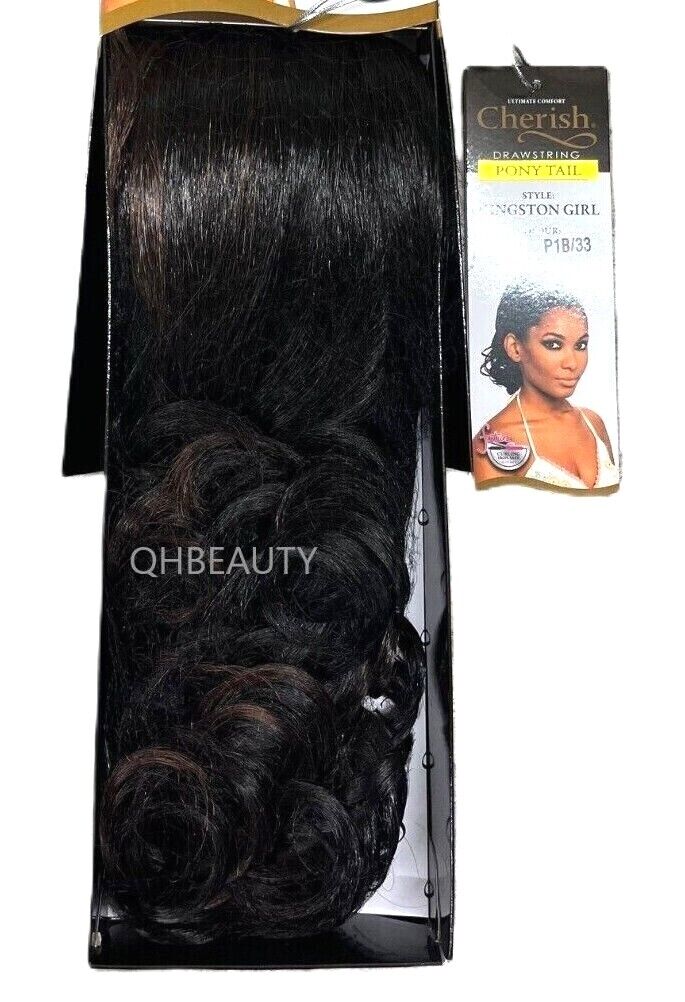 Cherish Synthetic Drawstring Curly Hair Extension Ponytail - Kingston Girl