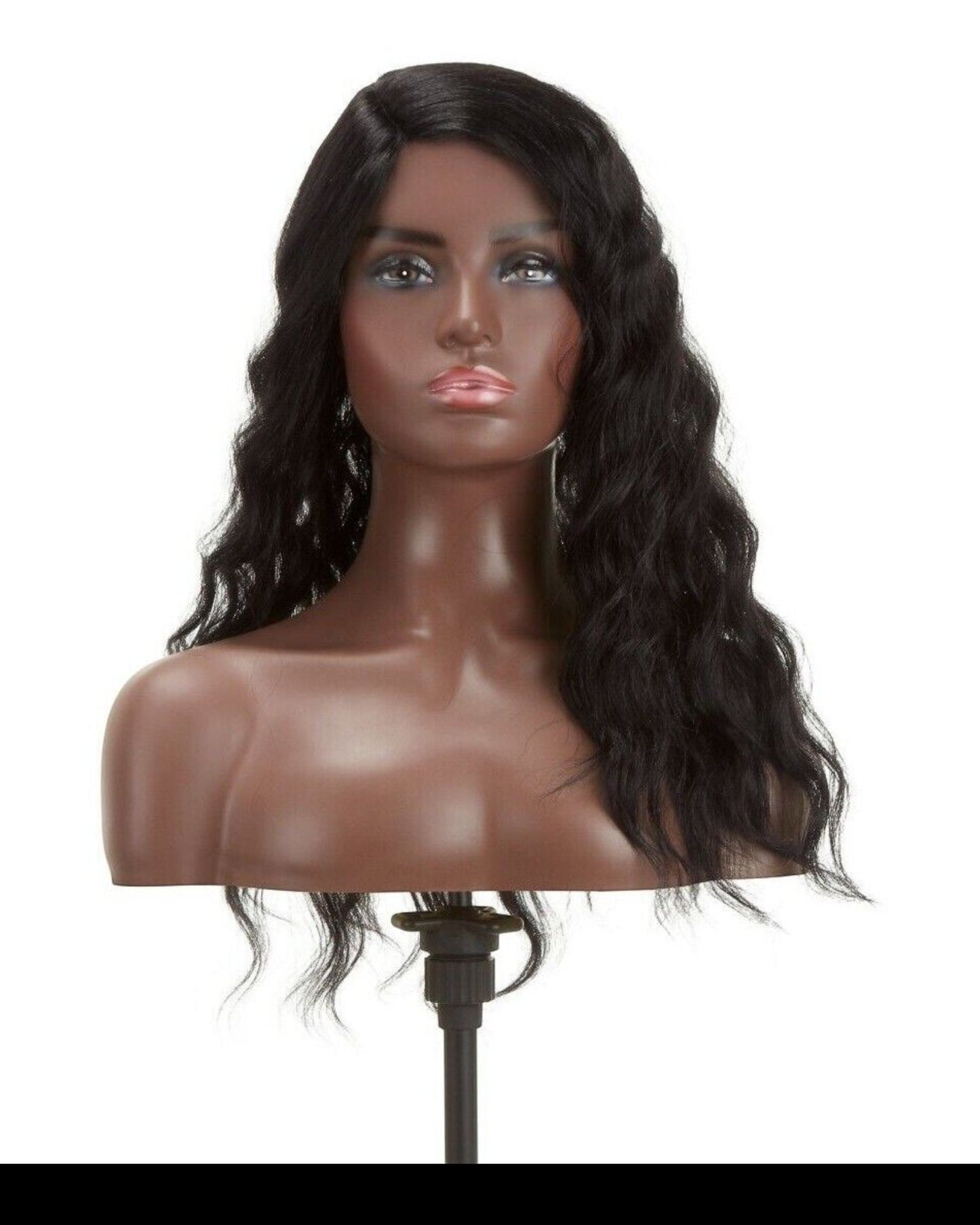 Impression Synthetic Invisible L Part Lace Curly Hair Wig - Alicia