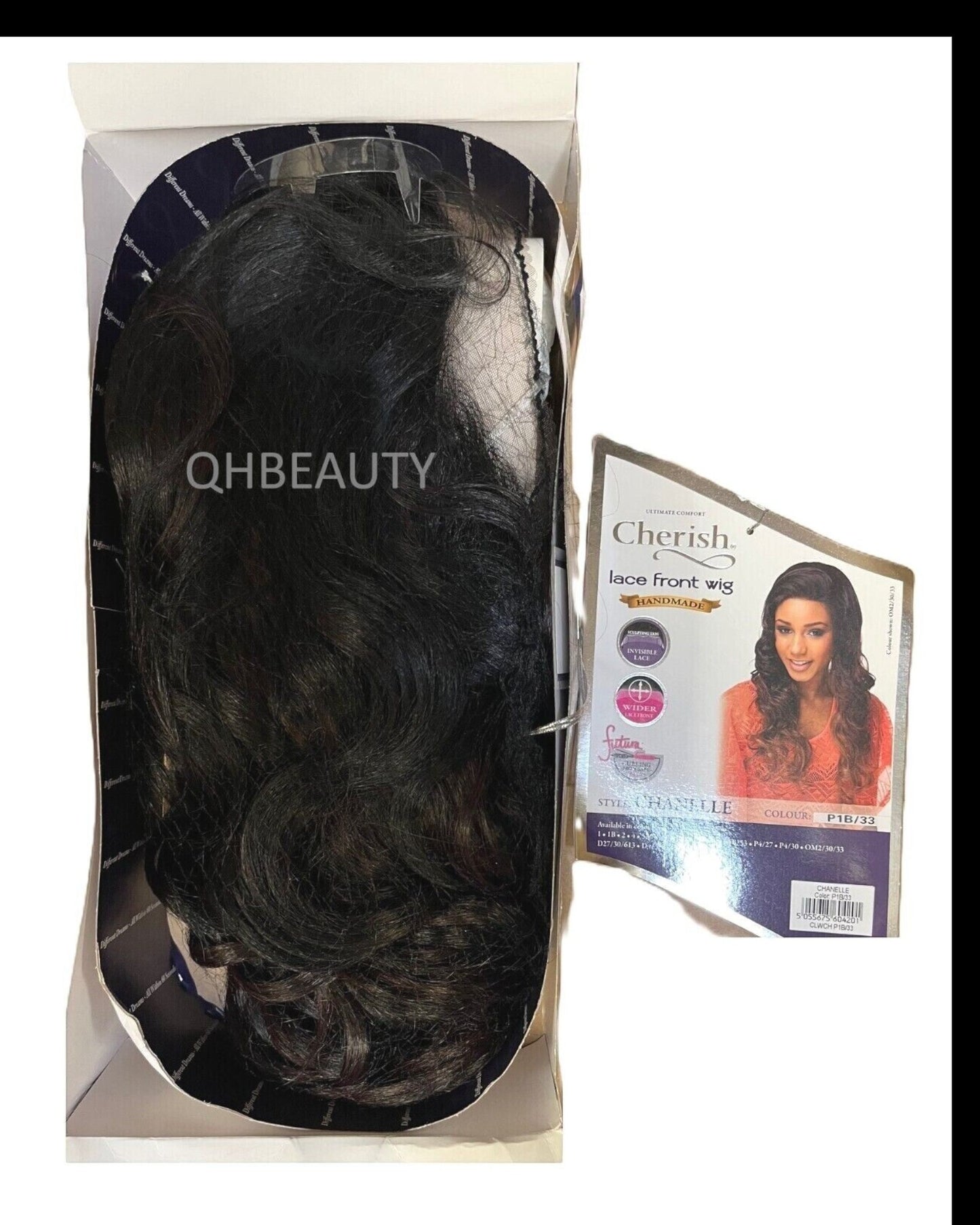 Cherish Synthetic Wider Lace Front Hand Made Long Curly Hair Wig - Chanelle