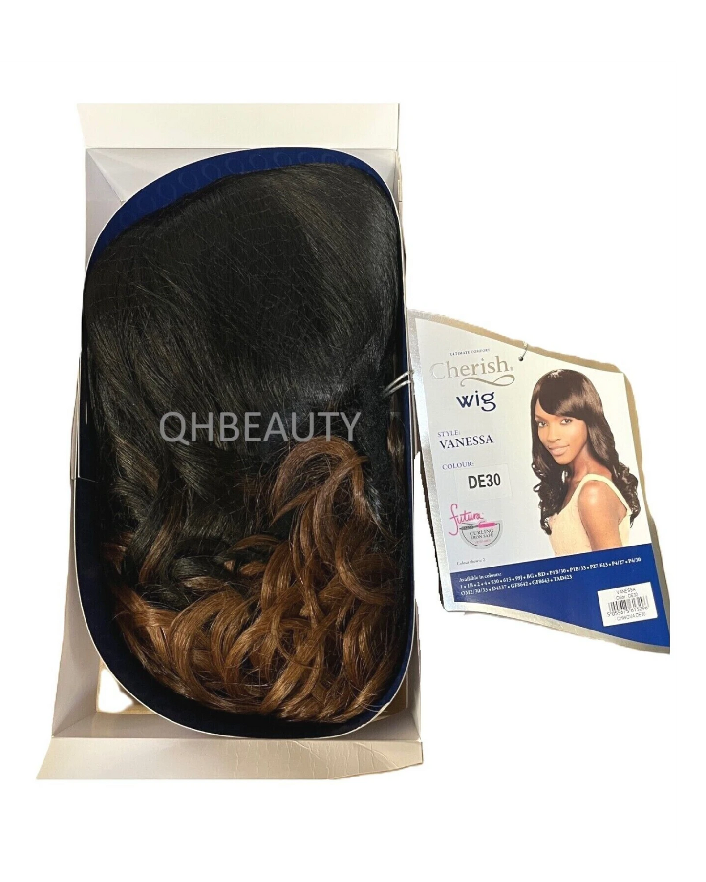 Cherish Synthetic Long Curly Natural Looking Easy Care Hair Wig - VANESSA