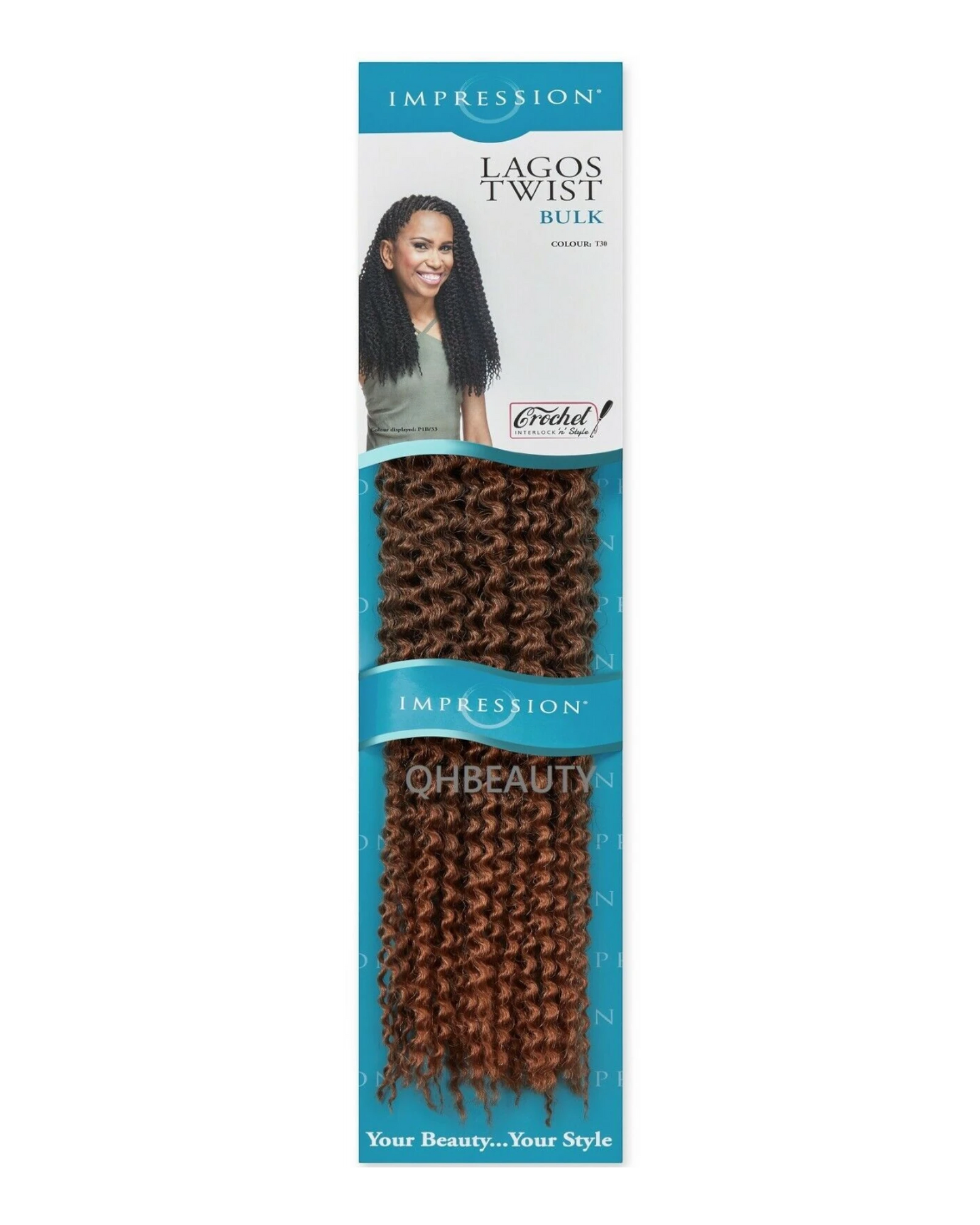 IMPRESSION SYNTHETIC HAIR EXTENSION BRAIDS -  LAGOS TWIST BULK