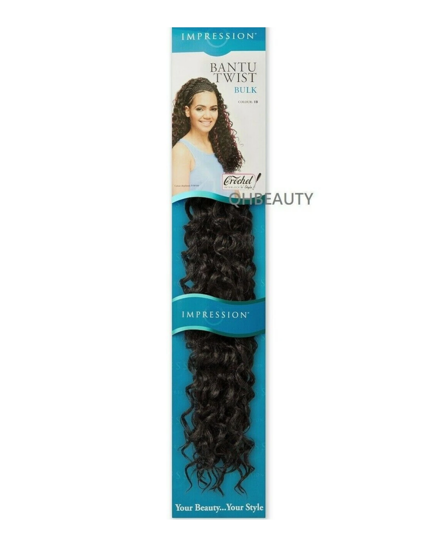 IMPRESSION SYNTHETIC CROCHET BRAIDS HAIR EXTENSIONS - BANTU TWIST BULK