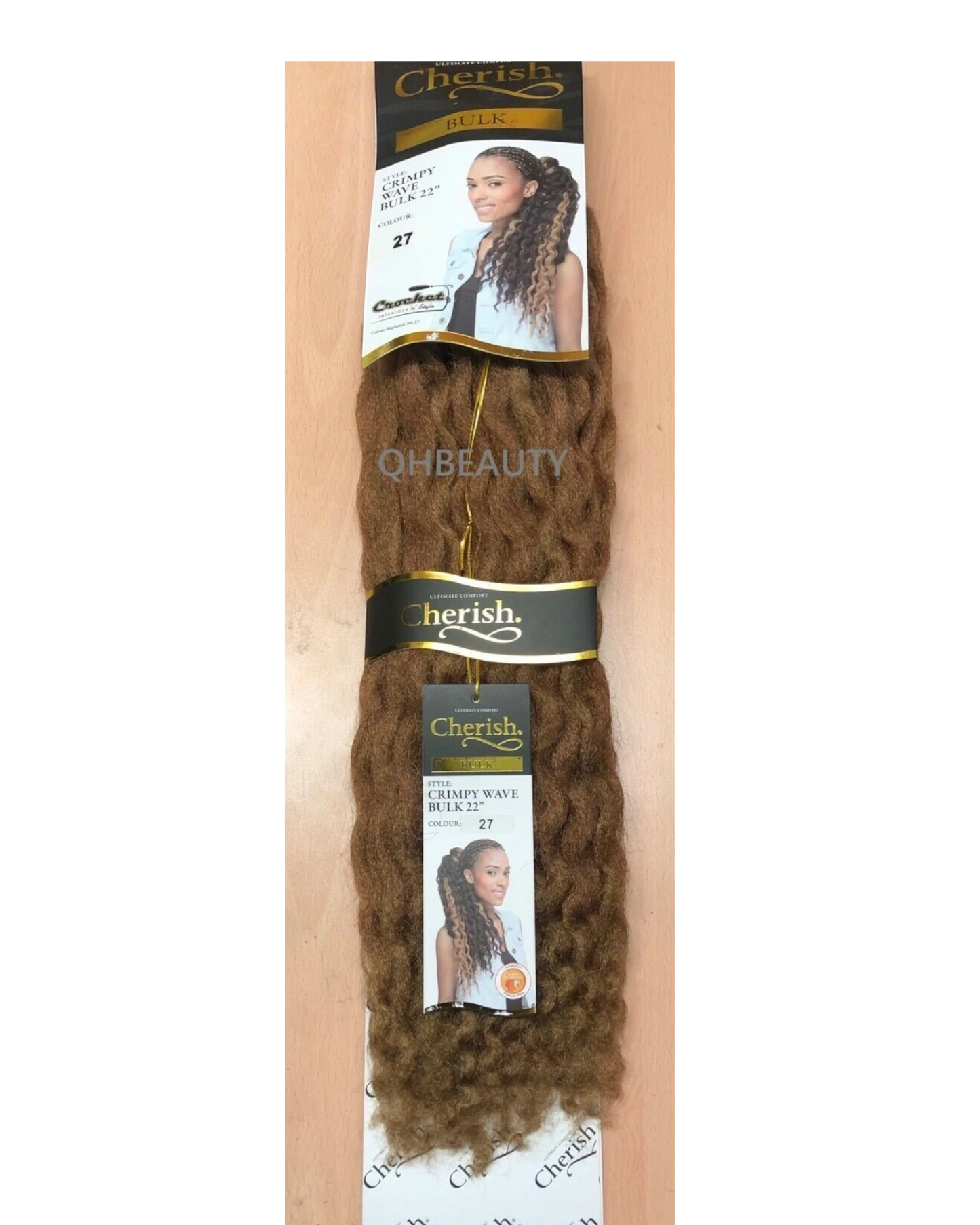 CHERISH SYNTHETIC CROCHET AFRO BULK HAIR EXTENSION BRAIDS - CRIMPY WAVE 22 INCH