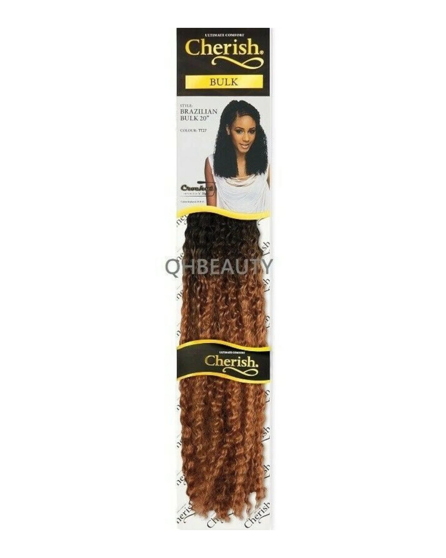 Cherish Synthetic Crochet Braid Curly Hair Extension Style - Brazilian Bulk 20"