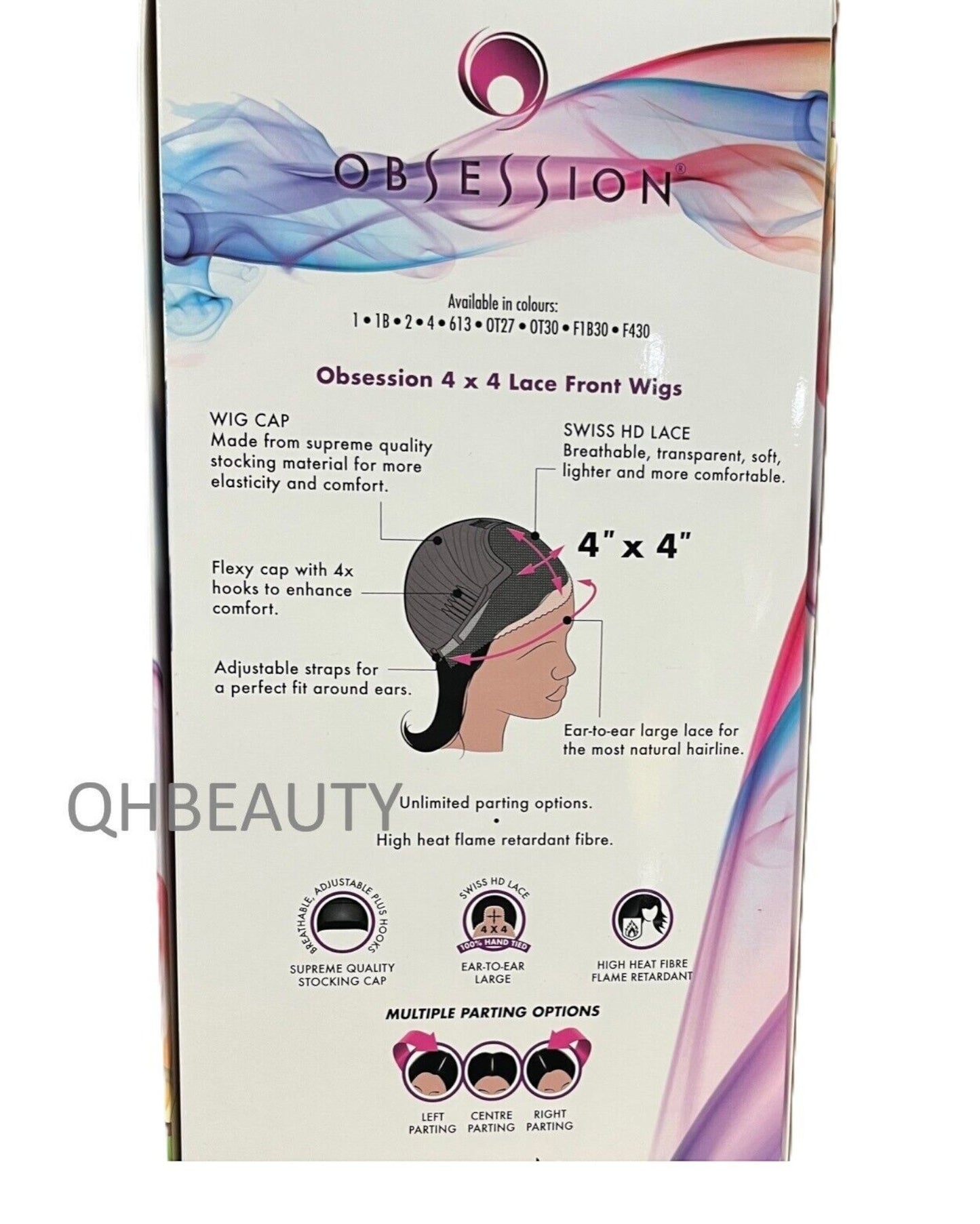 Obsession Synthetic Swiss HD 4x4 Lace Front Free Part Layered Hair Wig - RYLEE