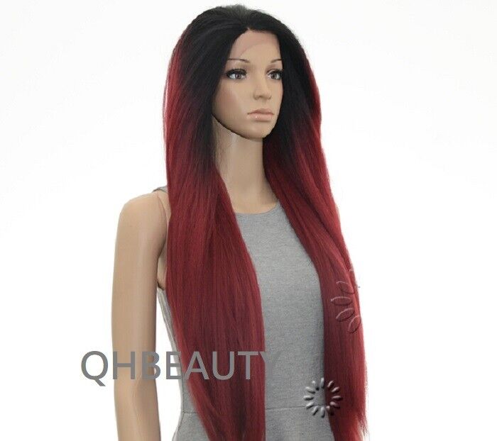 Freetress Equal Synthetic Lace Front Long straight Hair Wig - Believe 31 inches