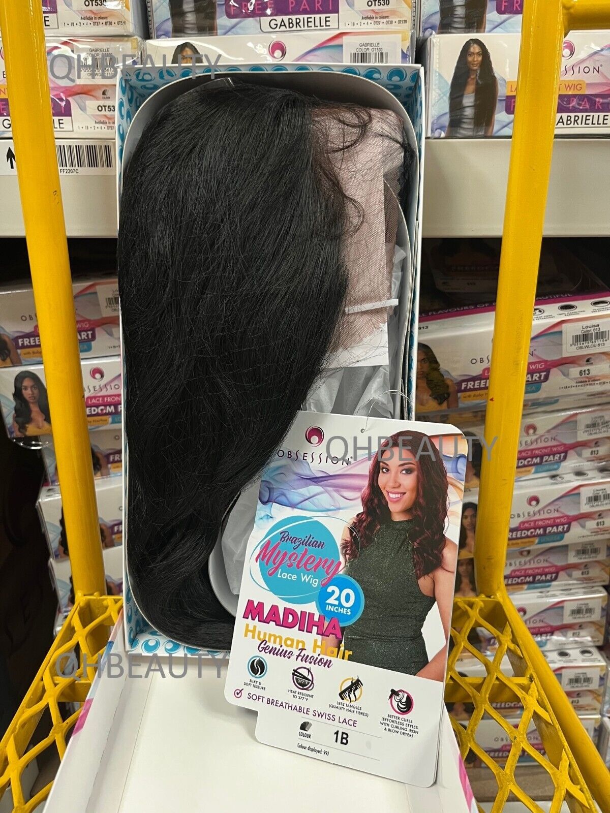OBSESSION BRAZILIAN MYSTERY GENIUS FUSION HUMAN HAIR SWISS LACE WIG - MADIHA 20