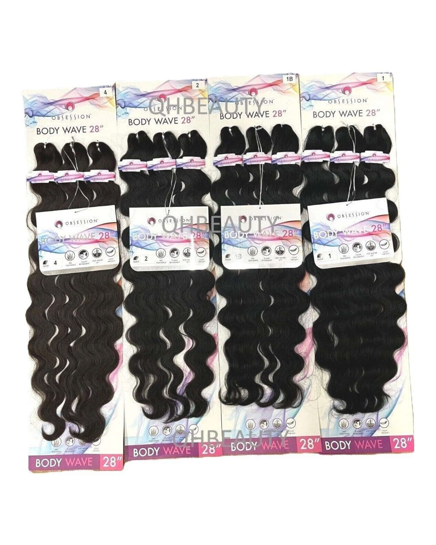 Obsession Synthetic Pre-Stretched Curly Braid Hair Extension - BODY WAVE 28 INCH