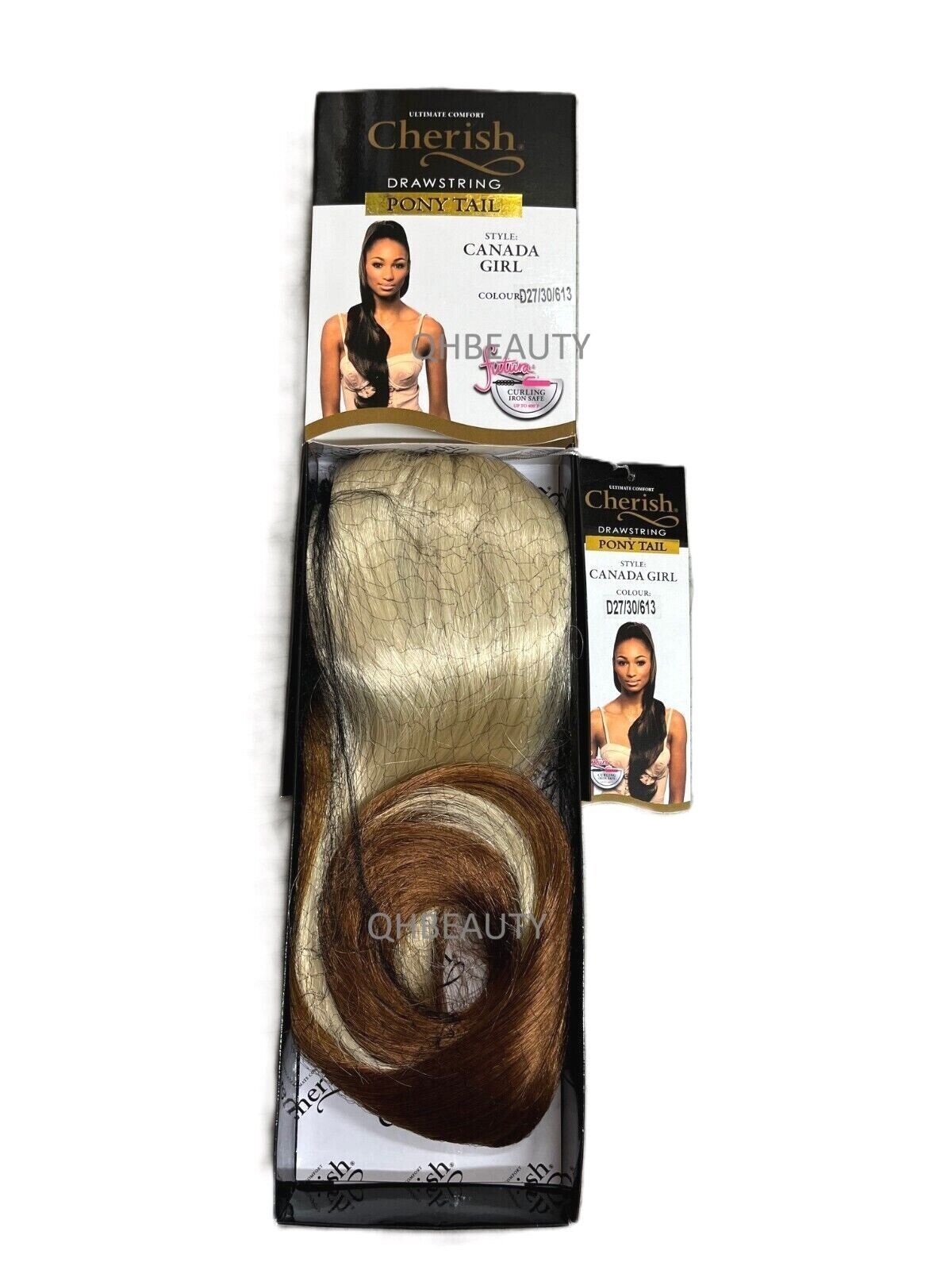 Cherish Synthetic Drawstring Long Curly Wavy Hair Ponytail - Canada Girl