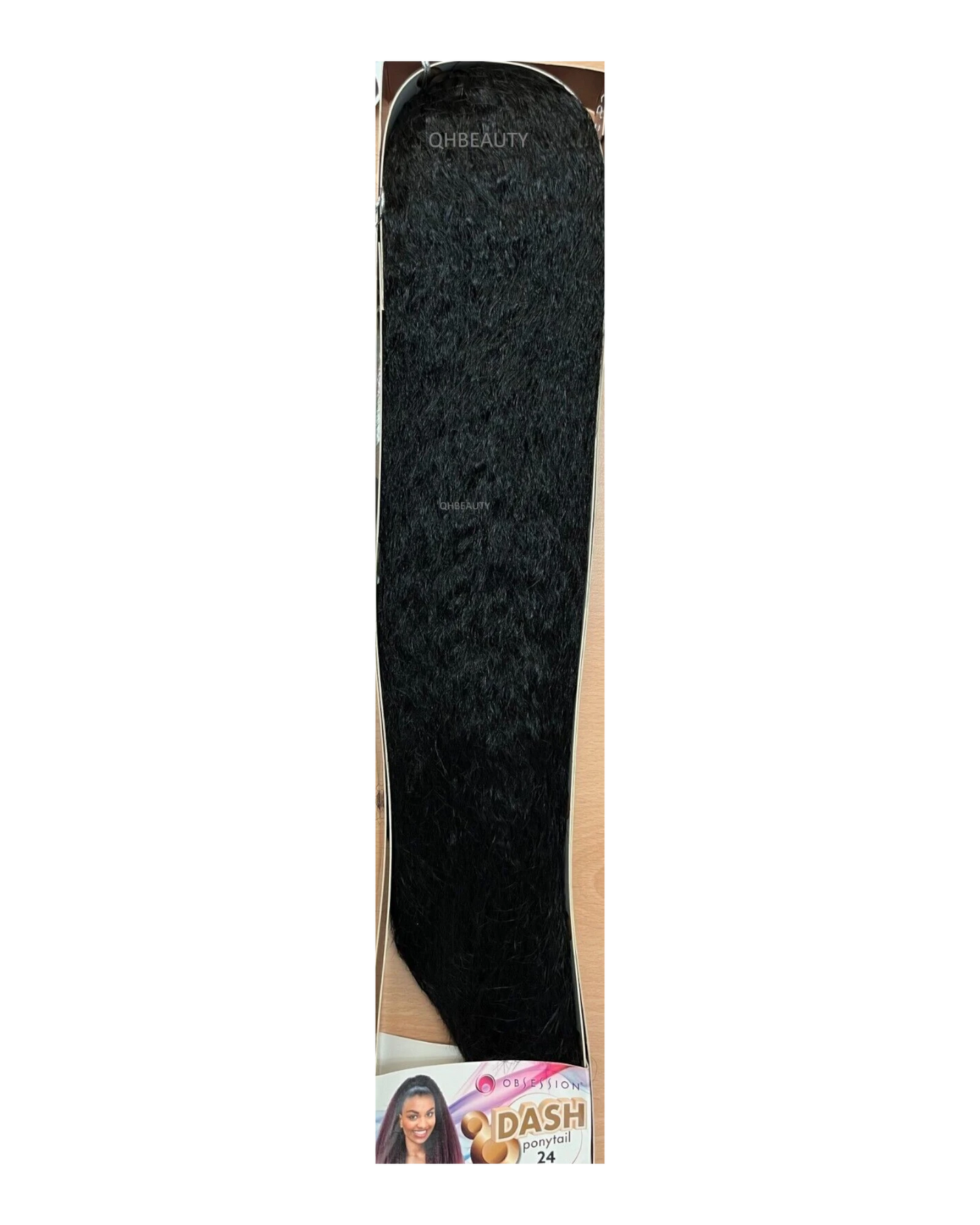 OBSESSION SYNTHETIC DRAWSTRING LONG CURLY WAVY  HAIR PONYTAIL - DASH 24"