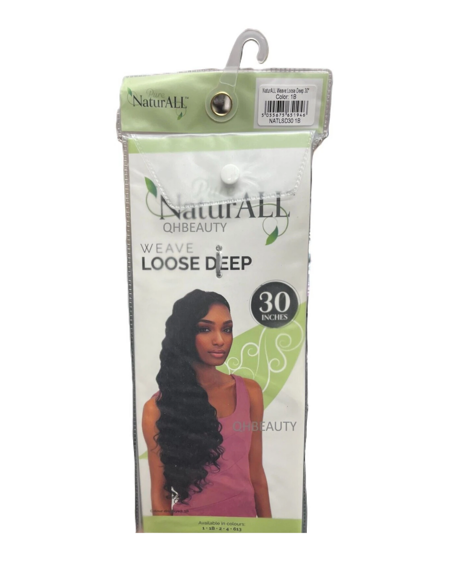 NaturALL SYNTHETIC CURLY LONG HAIR EXTENSION WEAVE - LOOSE DEEP 30 INCHES