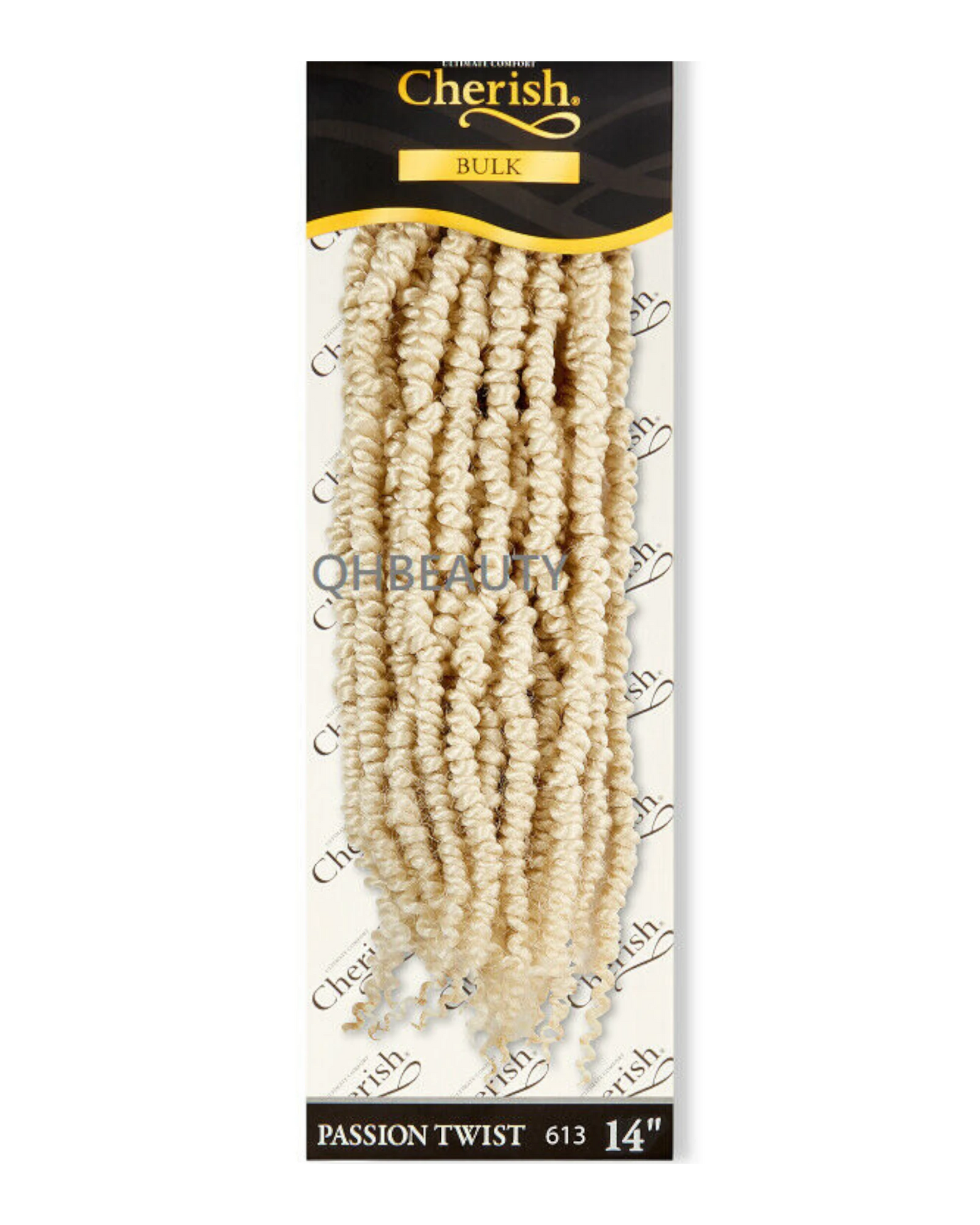 CHERISH SYNTHETIC PRE LOOPED BRAID CURLY HAIR EXTENSIONS - PASSION TWIST 14''