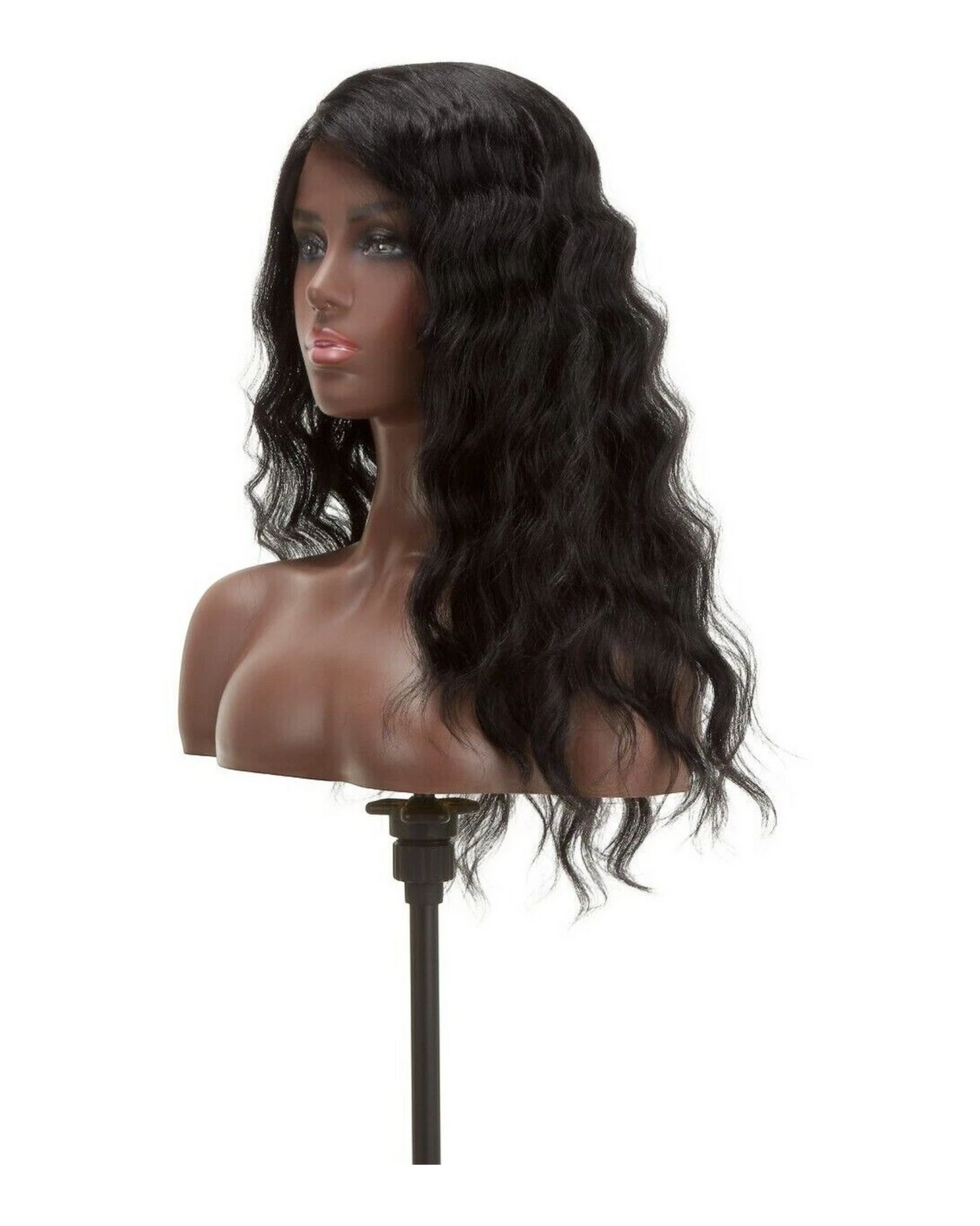 Impression Synthetic Invisible L Part Lace Curly Hair Wig - Alicia