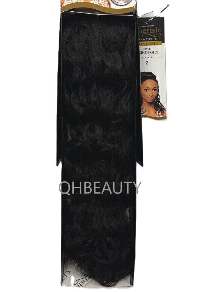 Cherish Synthetic Drawstring Curly Hair Extension Ponytail - Lisbon Girl
