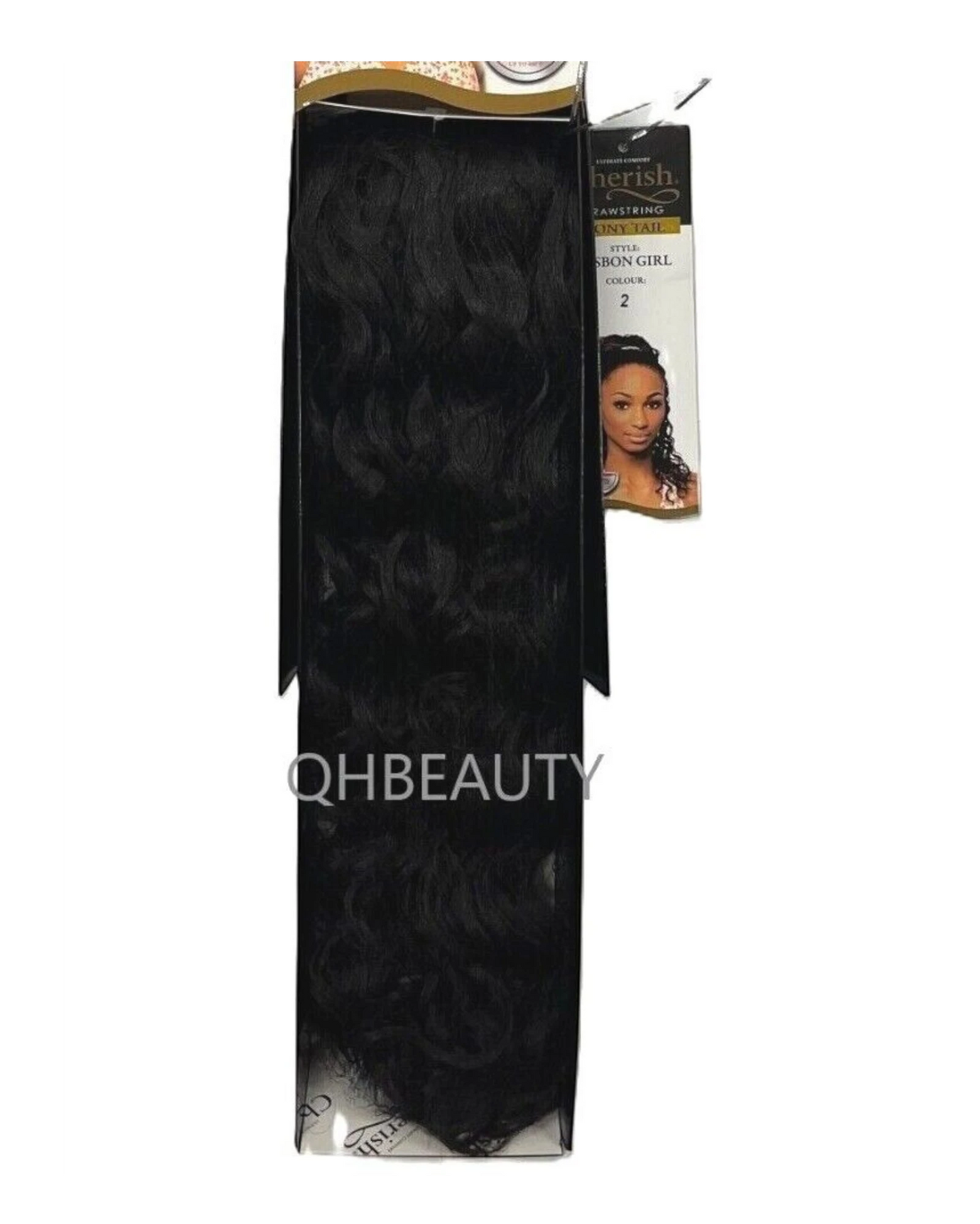 Cherish Synthetic Drawstring Curly Hair Extension Ponytail - Lisbon Girl