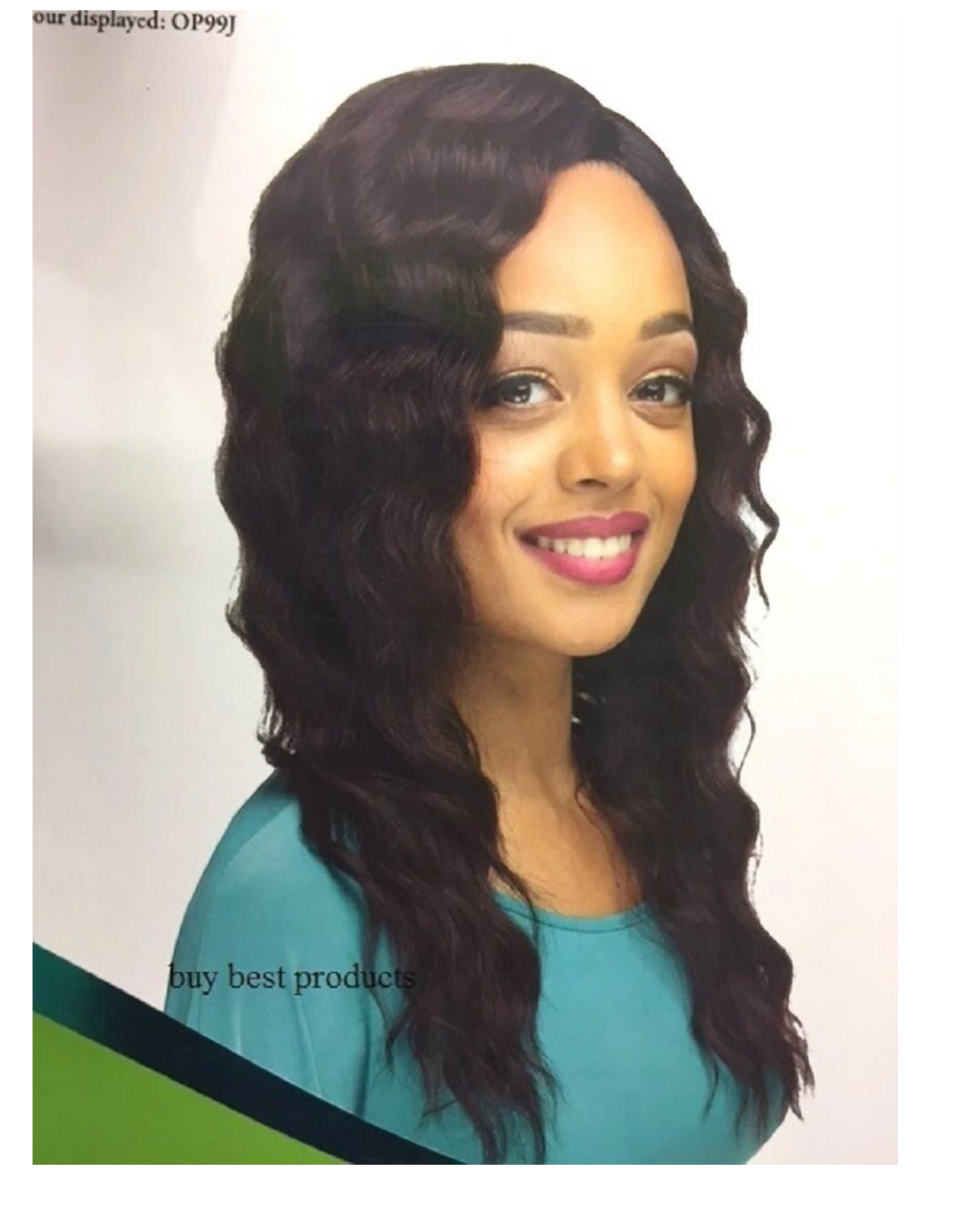 Impression Synthetic Invisible L Part Lace Curly Hair Wig - Alicia