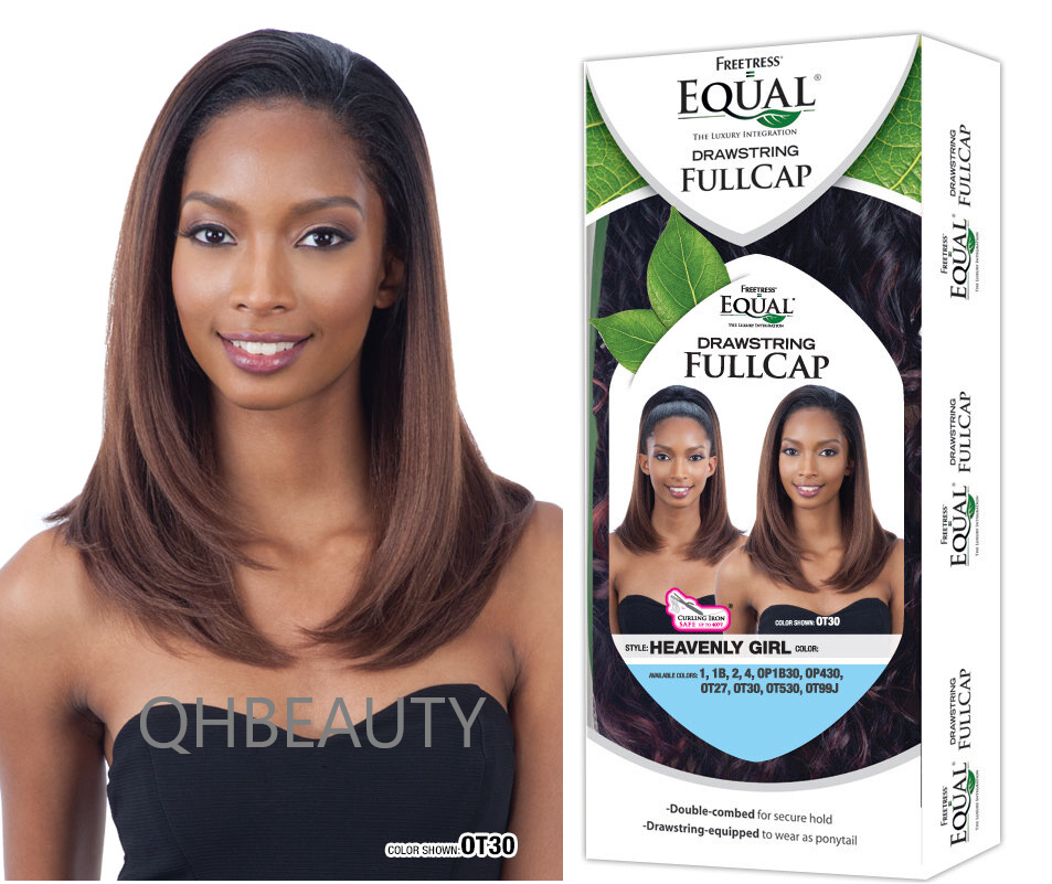 Freetress Equal Synthetic Straight Drawstring Full cap Hair Wig - HEAVENLY GIRL