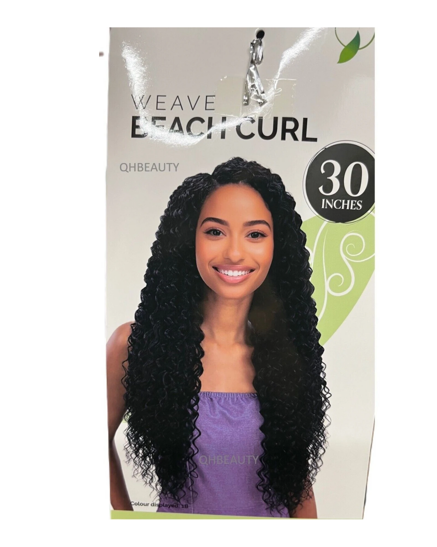 NaturALL SYNTHETIC LONG CURLY HAIR EXTENSION WEAVE -BEACH CURL 30 INCHES
