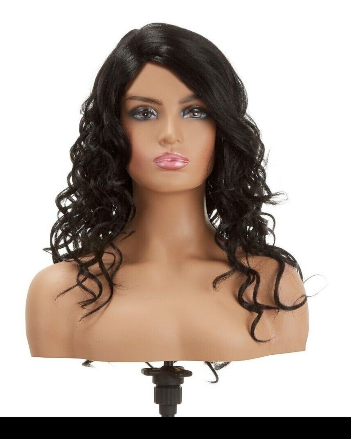 Impression Synthetic Invisible Part Lace Front Long Curly Hair Wig Alexis