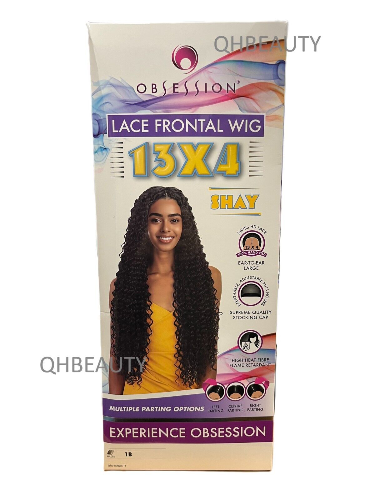 Obsession Synthetic Swiss HD 13x4 Lace Front Free Part Curly Hair Wig - SHAY
