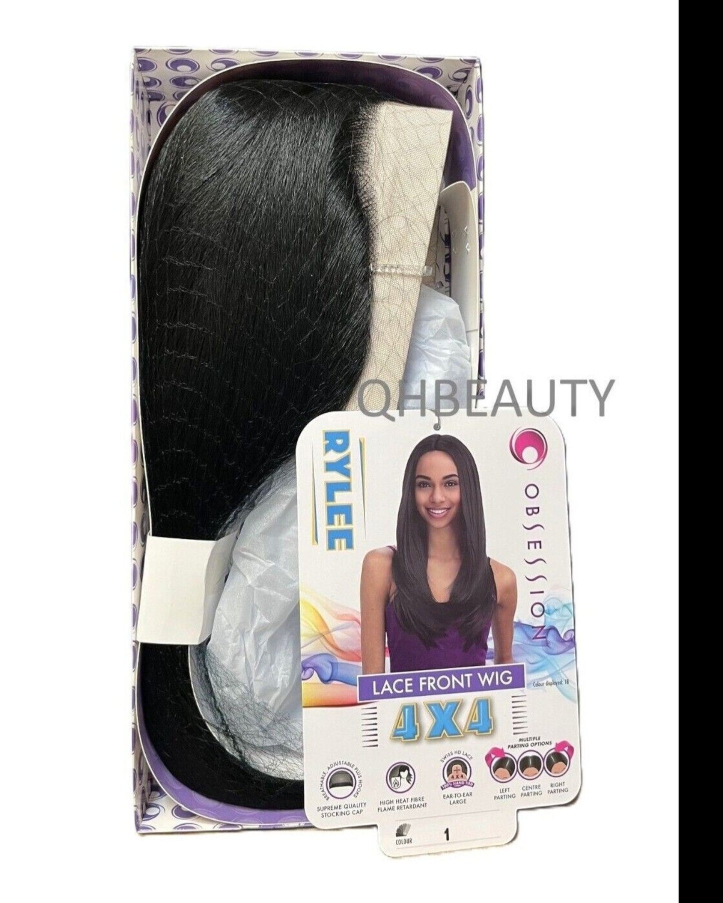 Obsession Synthetic Swiss HD 4x4 Lace Front Free Part Layered Hair Wig - RYLEE