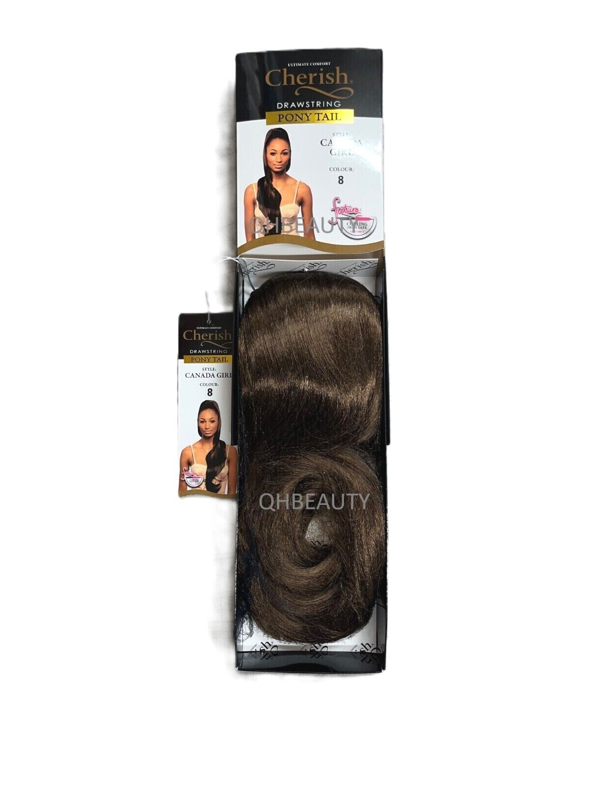 Cherish Synthetic Drawstring Long Curly Wavy Hair Ponytail - Canada Girl