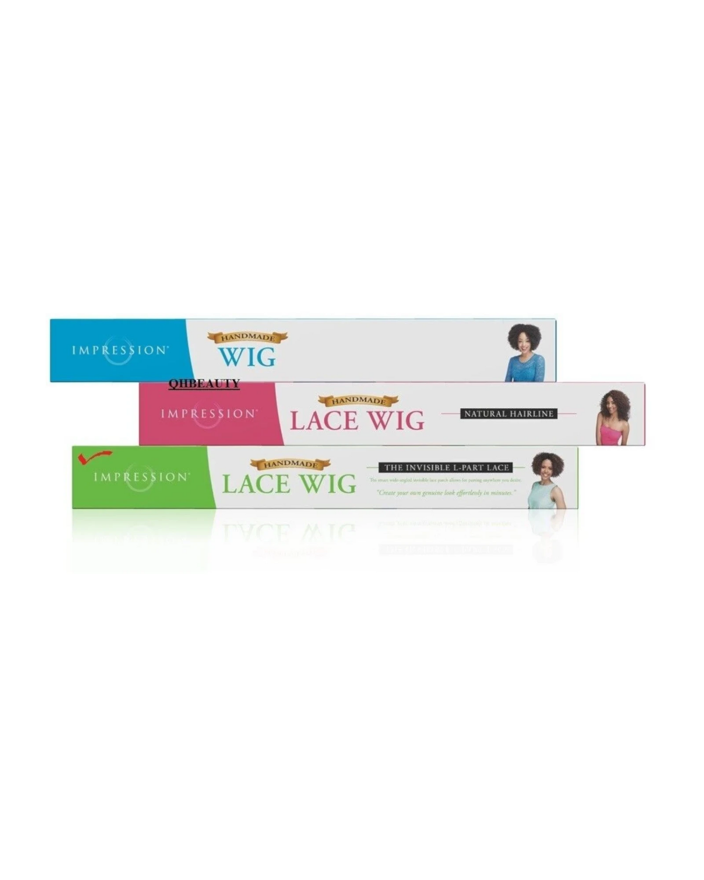 Impression invisible L Part Lace Curly Hair Wig JADA ( Freetress Equal Copy )
