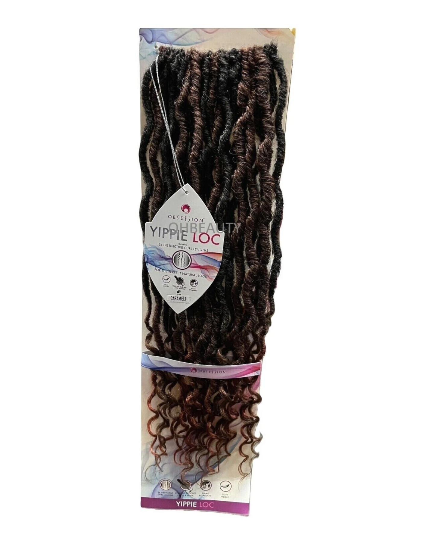 Obsession Synthetic Crochet Long Curly Braid Hair Extension - Yippie Loc