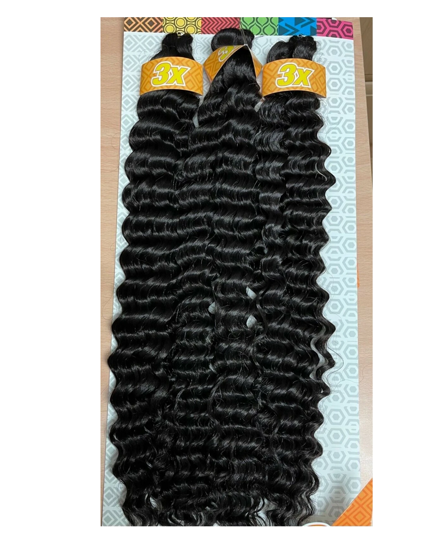 Cherish Synthetic Crochet Braid Hair Extension Handmade  3 x Deep Twist 22"