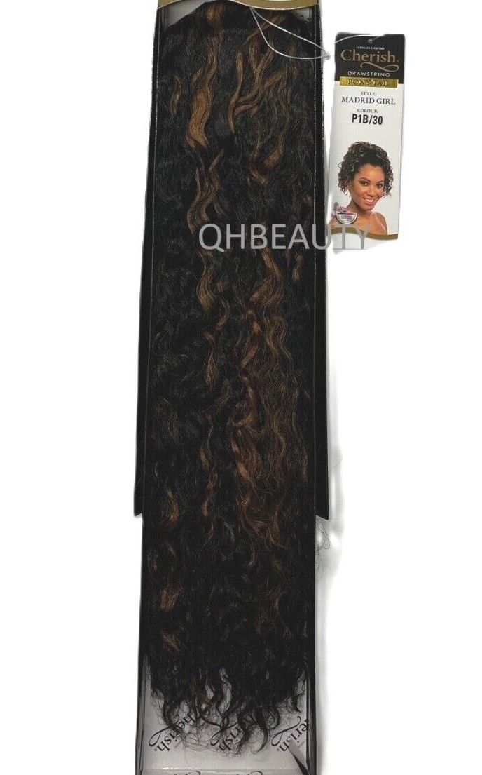 Cherish Synthetic Drawstring Curly Hair Extension Ponytail - Madrid Girl