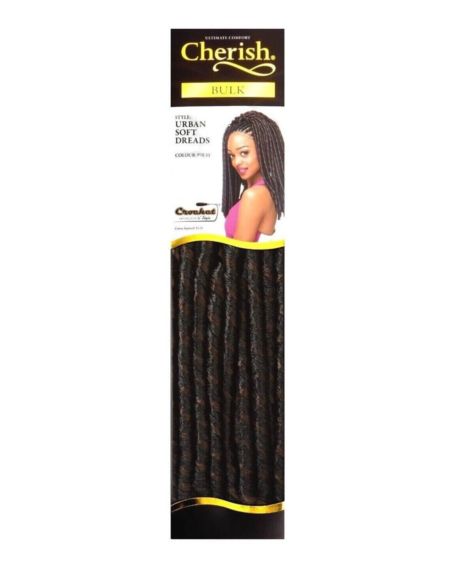 Cherish Synthetic Bulk Crochet Afro Hair Extension braid - URBAN SOFT DREAD