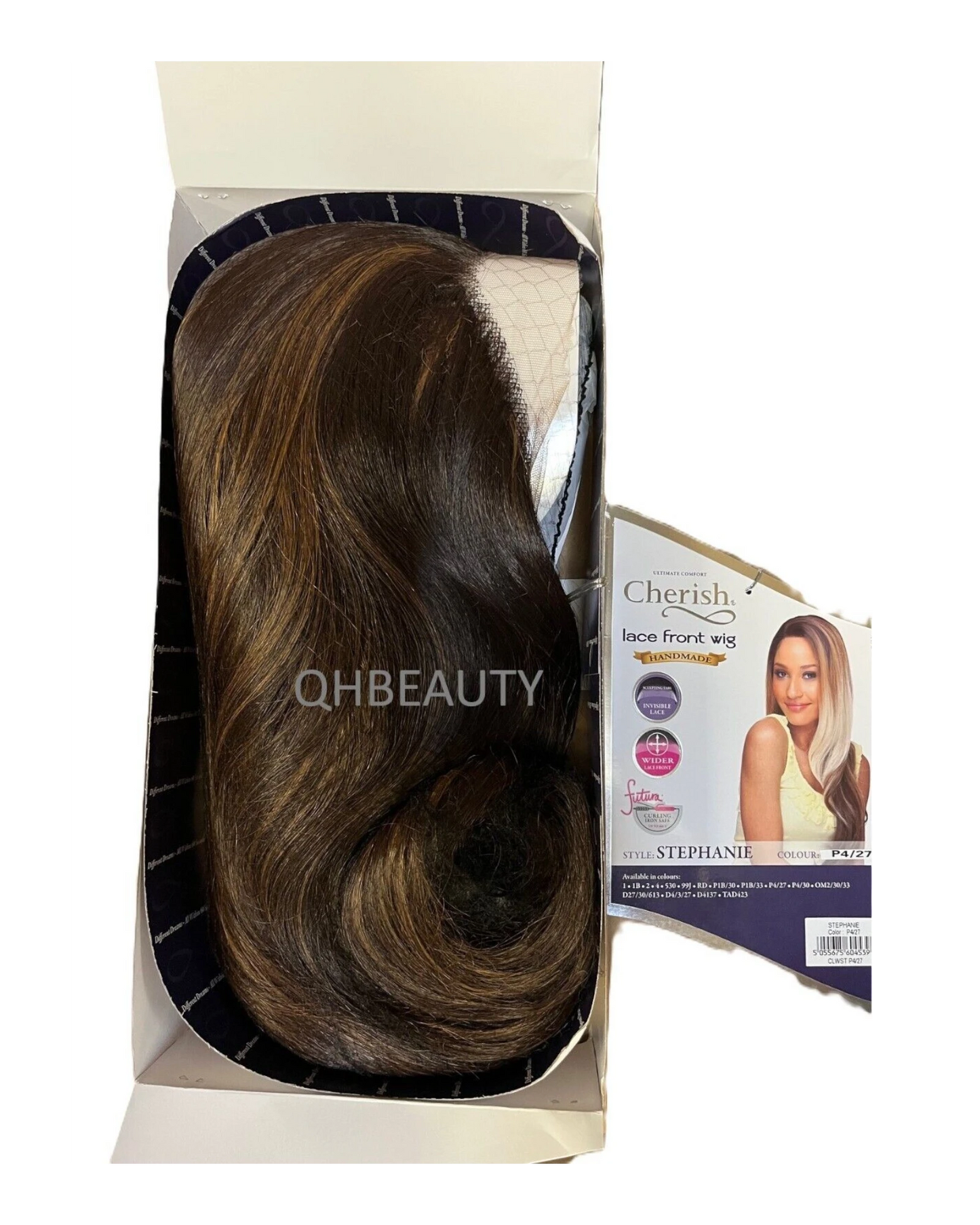 Cherish synthetic Curly Lace Front Long Straight Hair Wig - Stephanie
