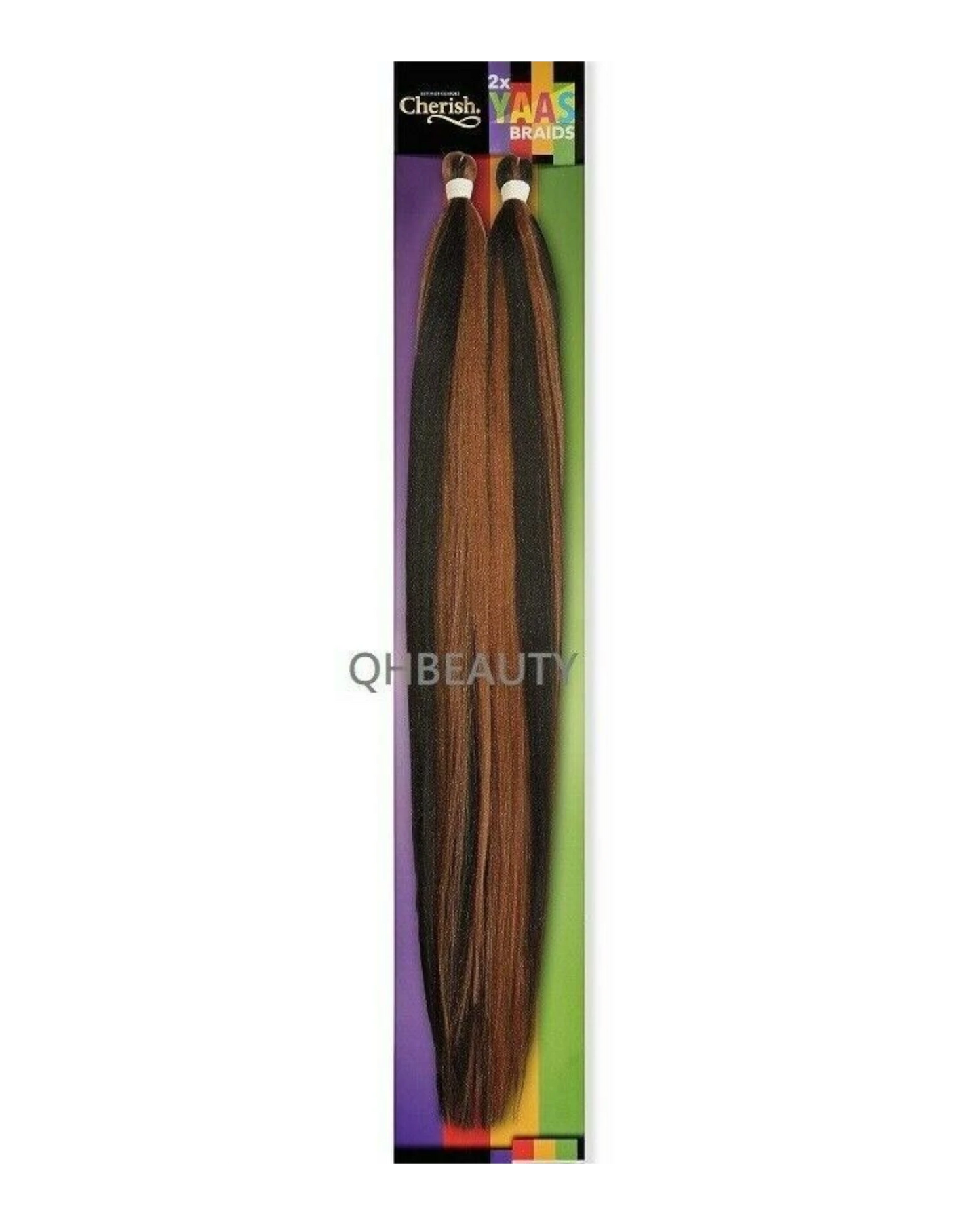 CHERISH SYNTHETIC YAKY LONG STRAIGHT HAIR EXTENSIONS 2 X YAAS BRAIDS 20'' - 28''