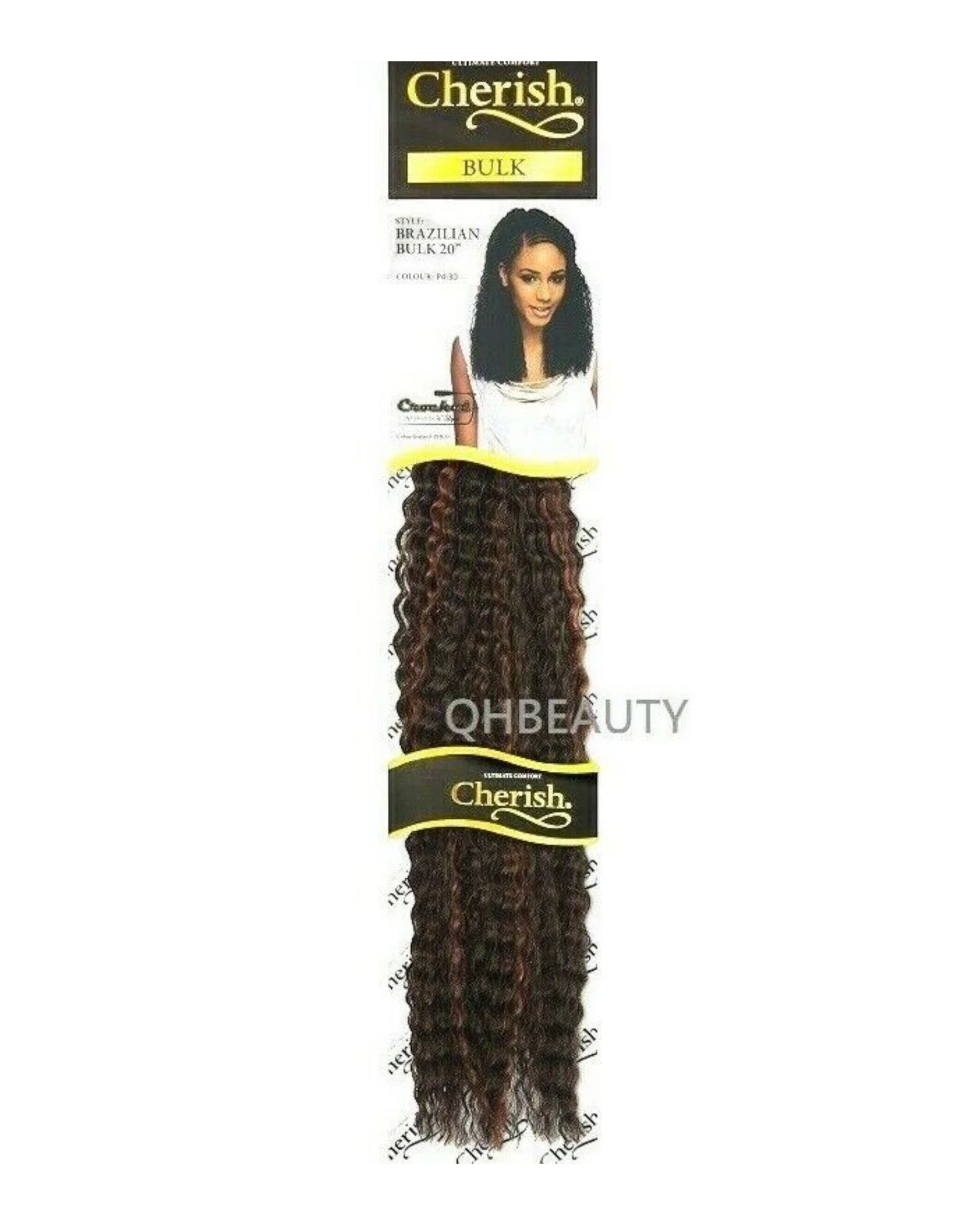 Cherish Synthetic Crochet Braid Curly Hair Extension Style - Brazilian Bulk 20"