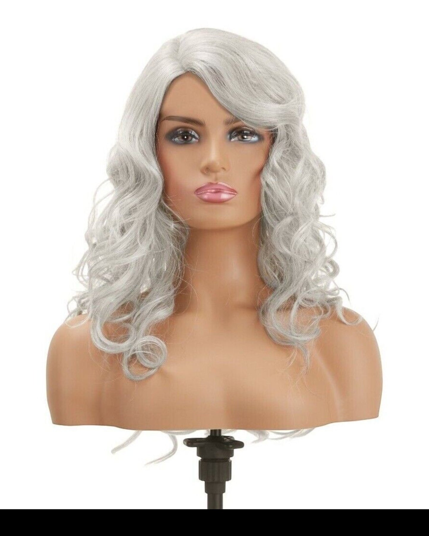 Impression Synthetic Invisible Part Lace Front Long Curly Hair Wig Alexis