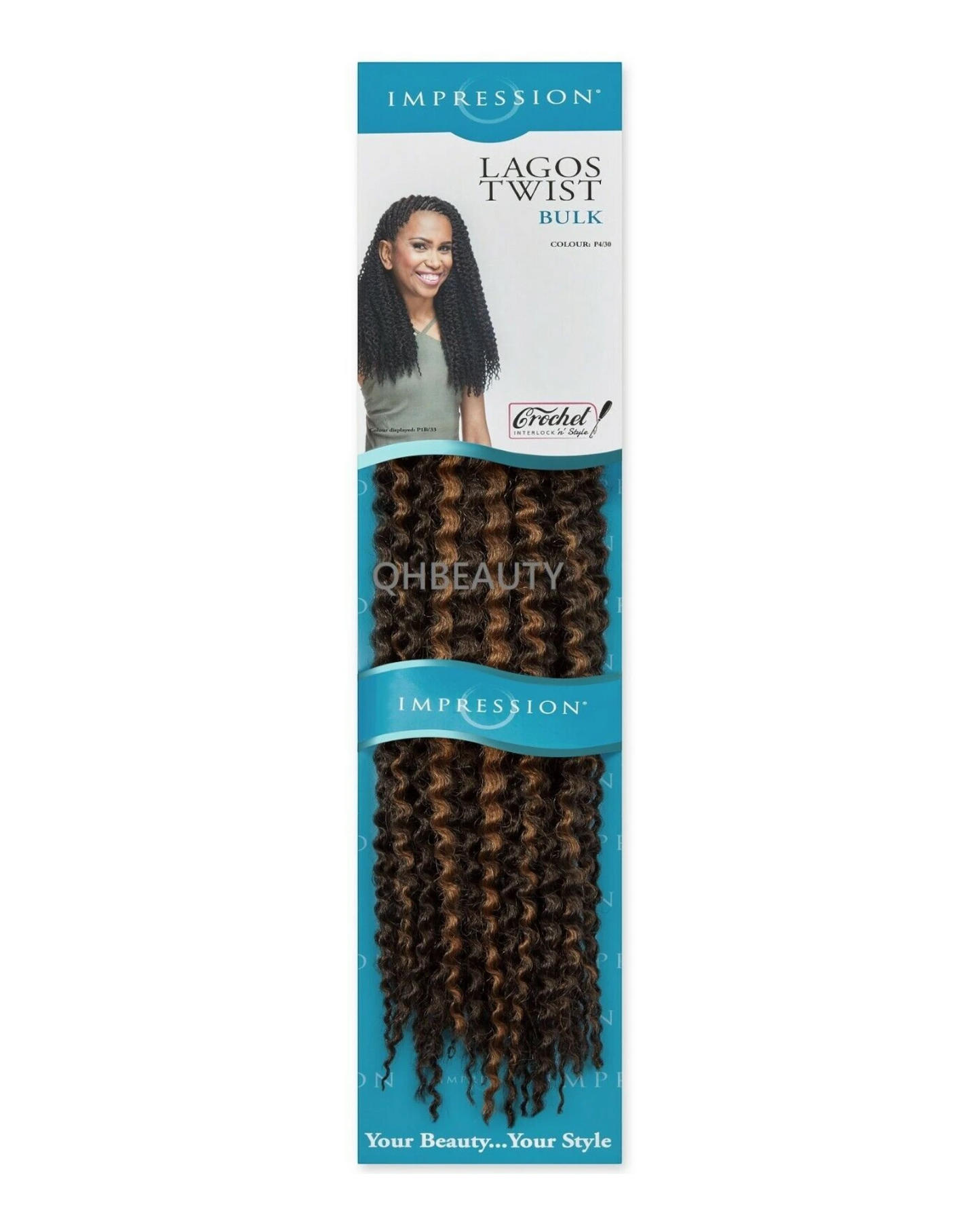 IMPRESSION SYNTHETIC HAIR EXTENSION BRAIDS -  LAGOS TWIST BULK