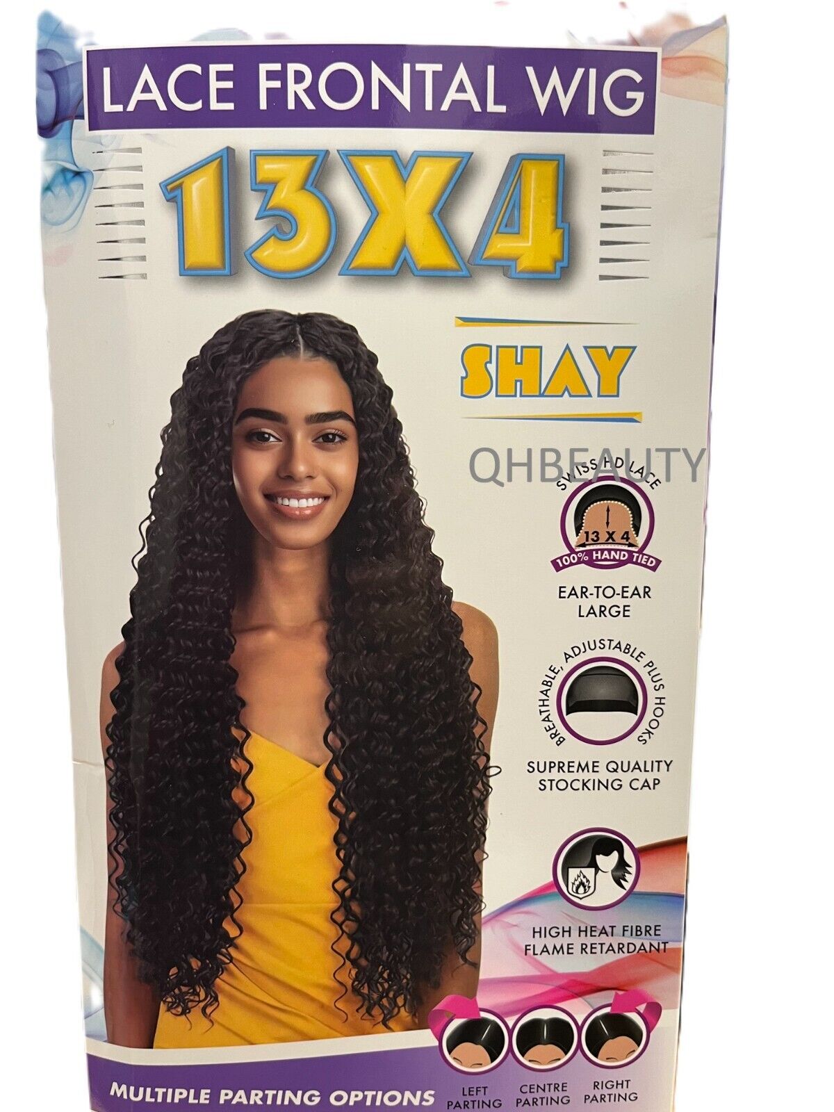 Obsession Synthetic Swiss HD 13x4 Lace Front Free Part Curly Hair Wig - SHAY