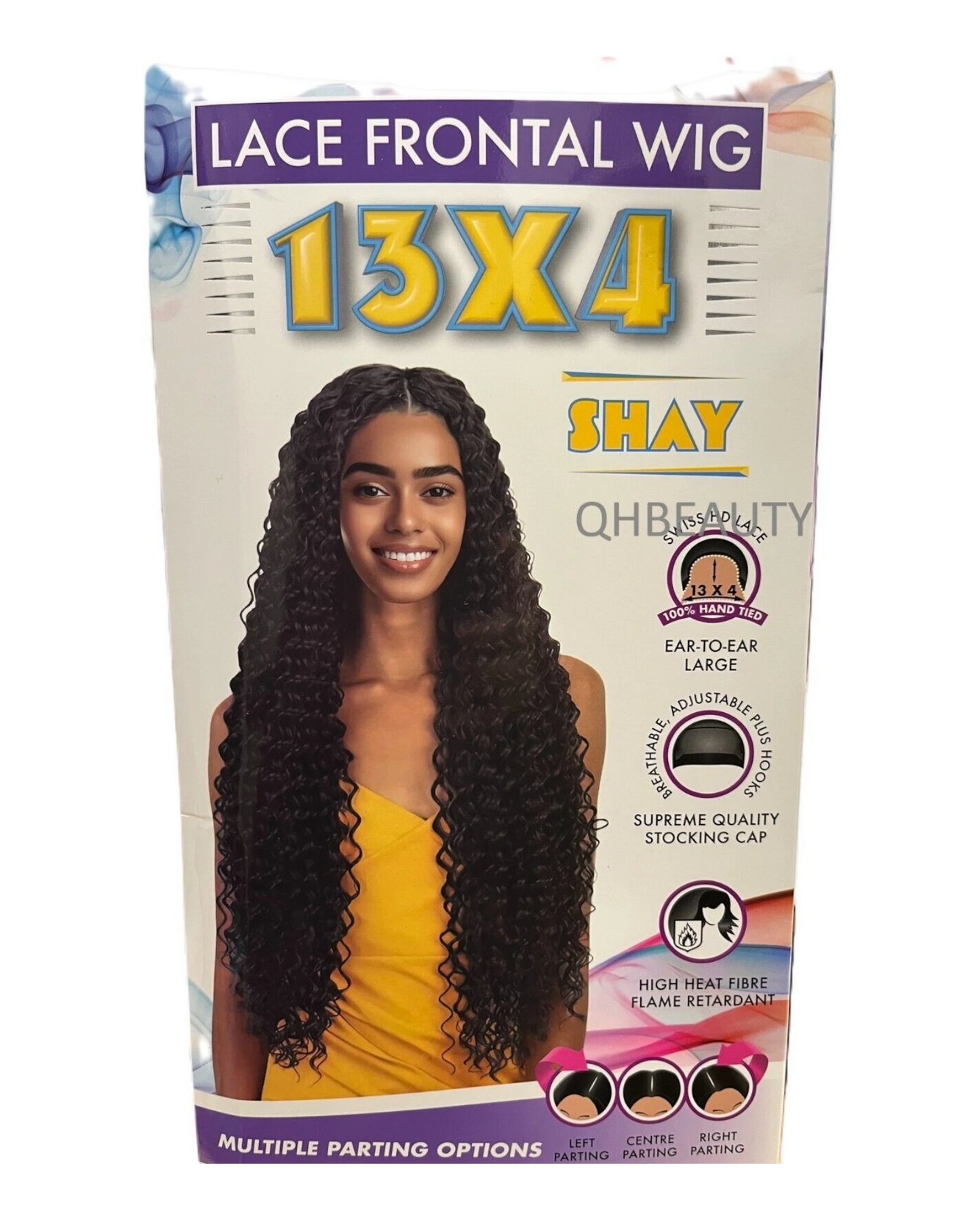 Obsession Synthetic Swiss HD 13x4 Lace Front Free Part Curly Hair Wig - SHAY