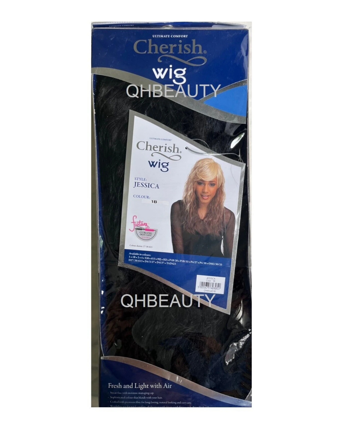 Cherish Synthetic Natural Look Long Wavy Curly Hair Wig - Jessica