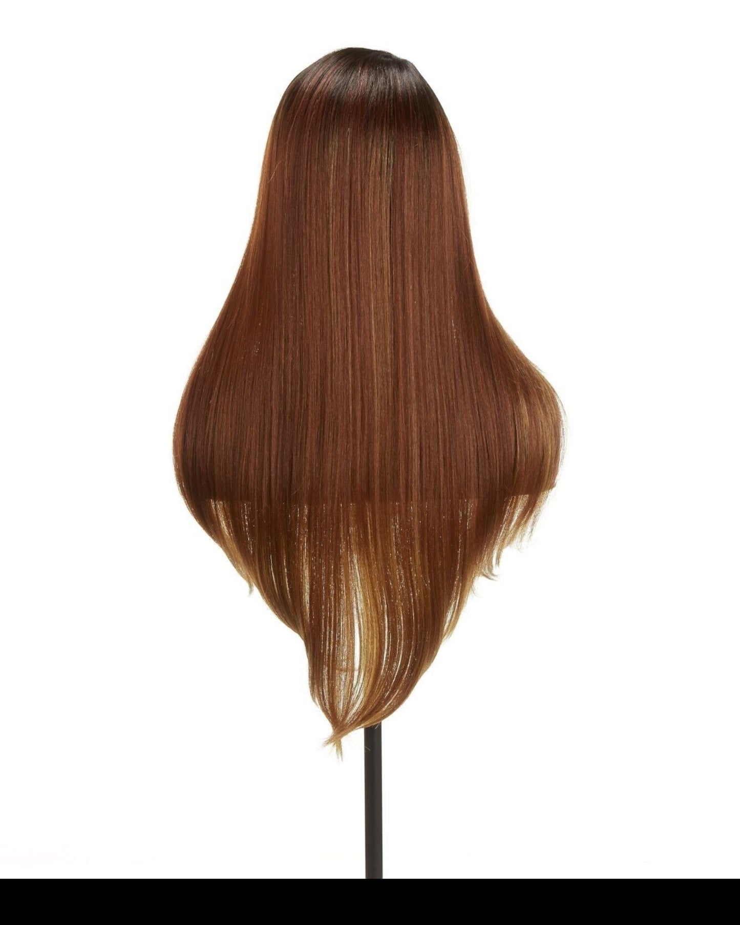 Impression Synthetic Invisible Part Long Straight Lace Front Hair Wig - Destiny
