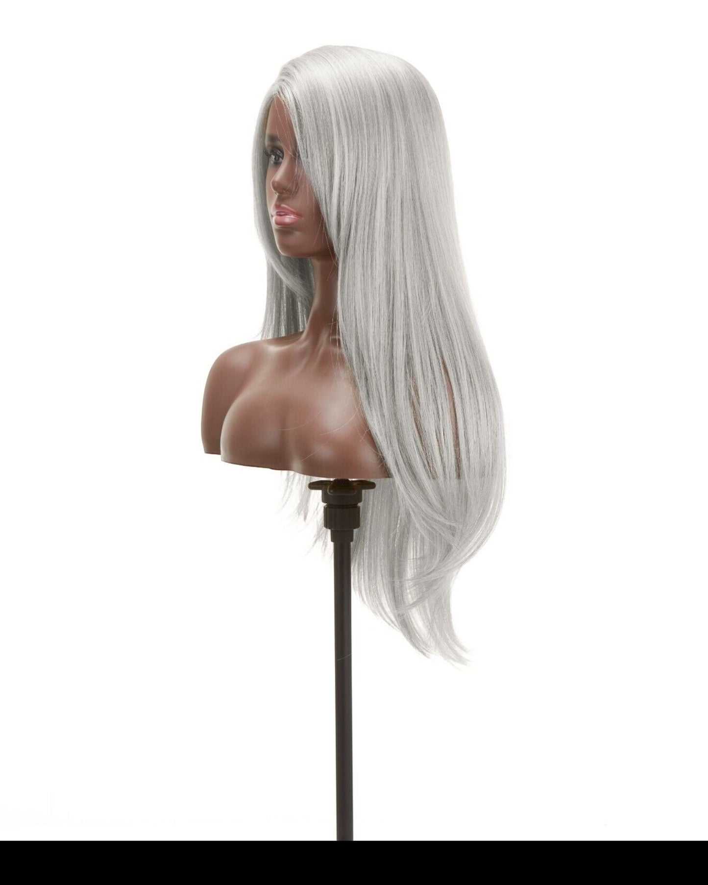 Impression Synthetic Invisible Part Long Straight Lace Front Hair Wig - Destiny