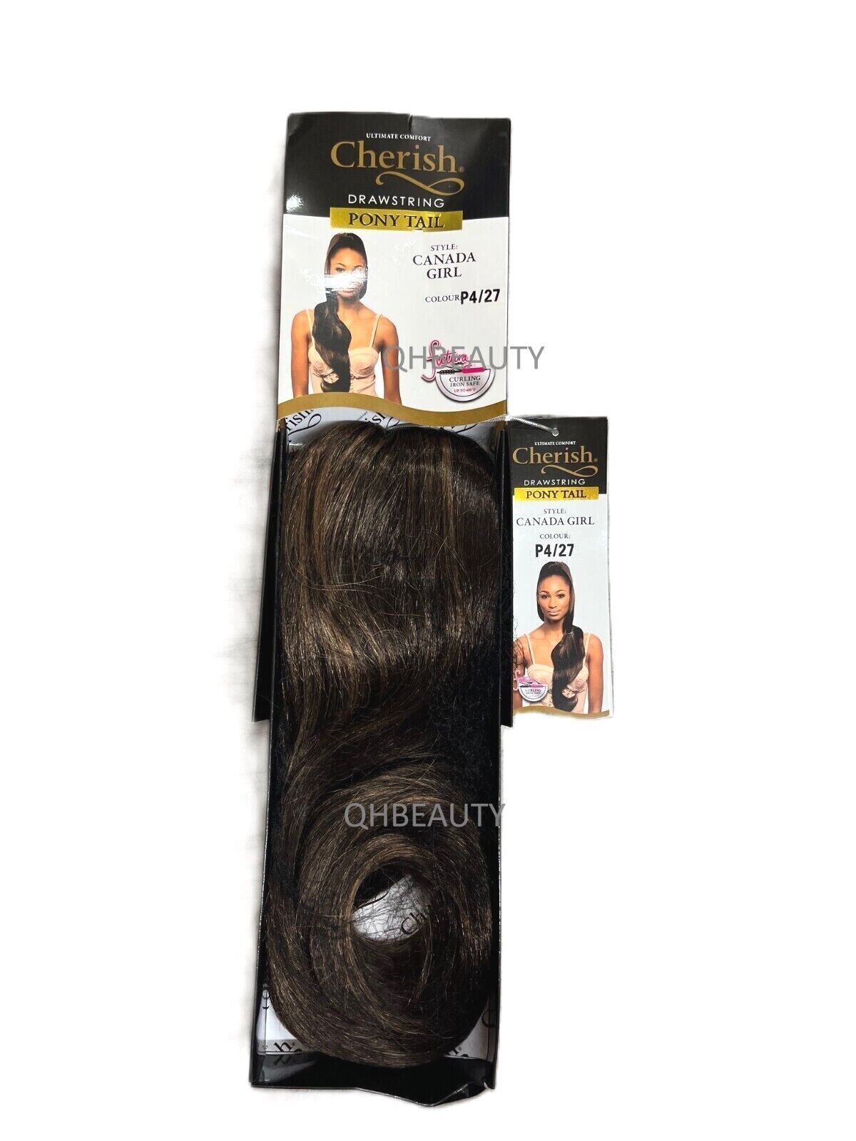 Cherish Synthetic Drawstring Long Curly Wavy Hair Ponytail - Canada Girl