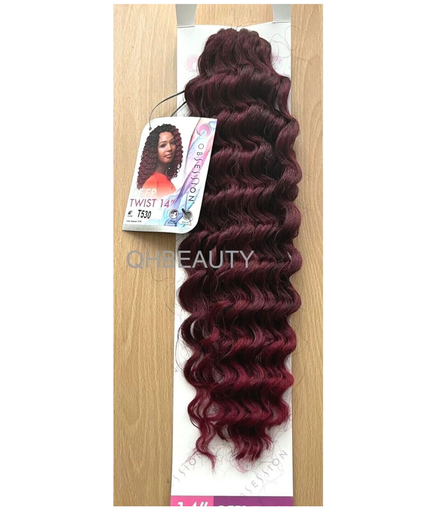 Obsession Synthetic Curly Crochet Braid Hair Extension - Deep Twist 14 inch